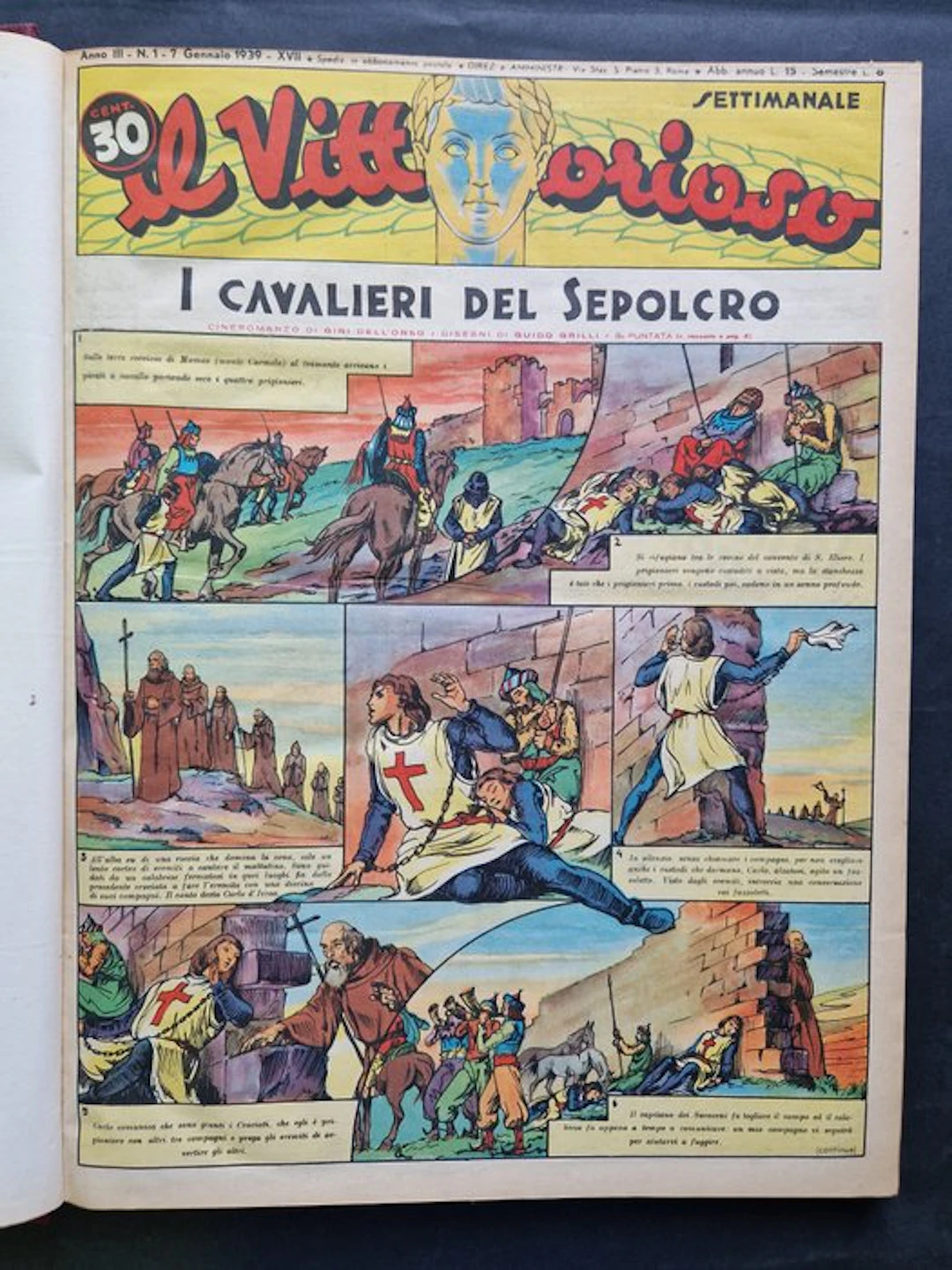 Il vittorioso - Il Vittorioso 1939 Anno III – Raccolta rilegata - 1 Comic
