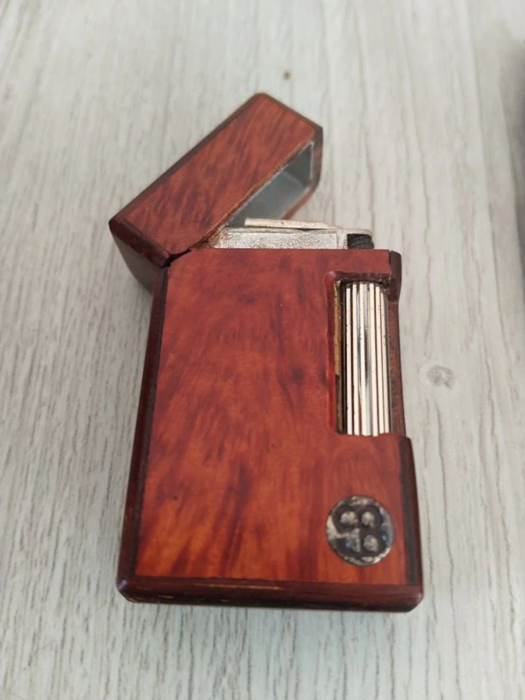 Cesare Barontini - Lighter - Briar, Silverplate - (2)