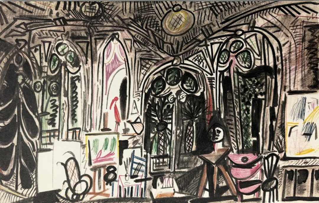 Pablo Picasso (1881-1973) - Coin D'atelier