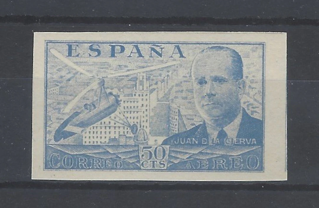 Spain 1940 - Cierva - color error - without denting...
