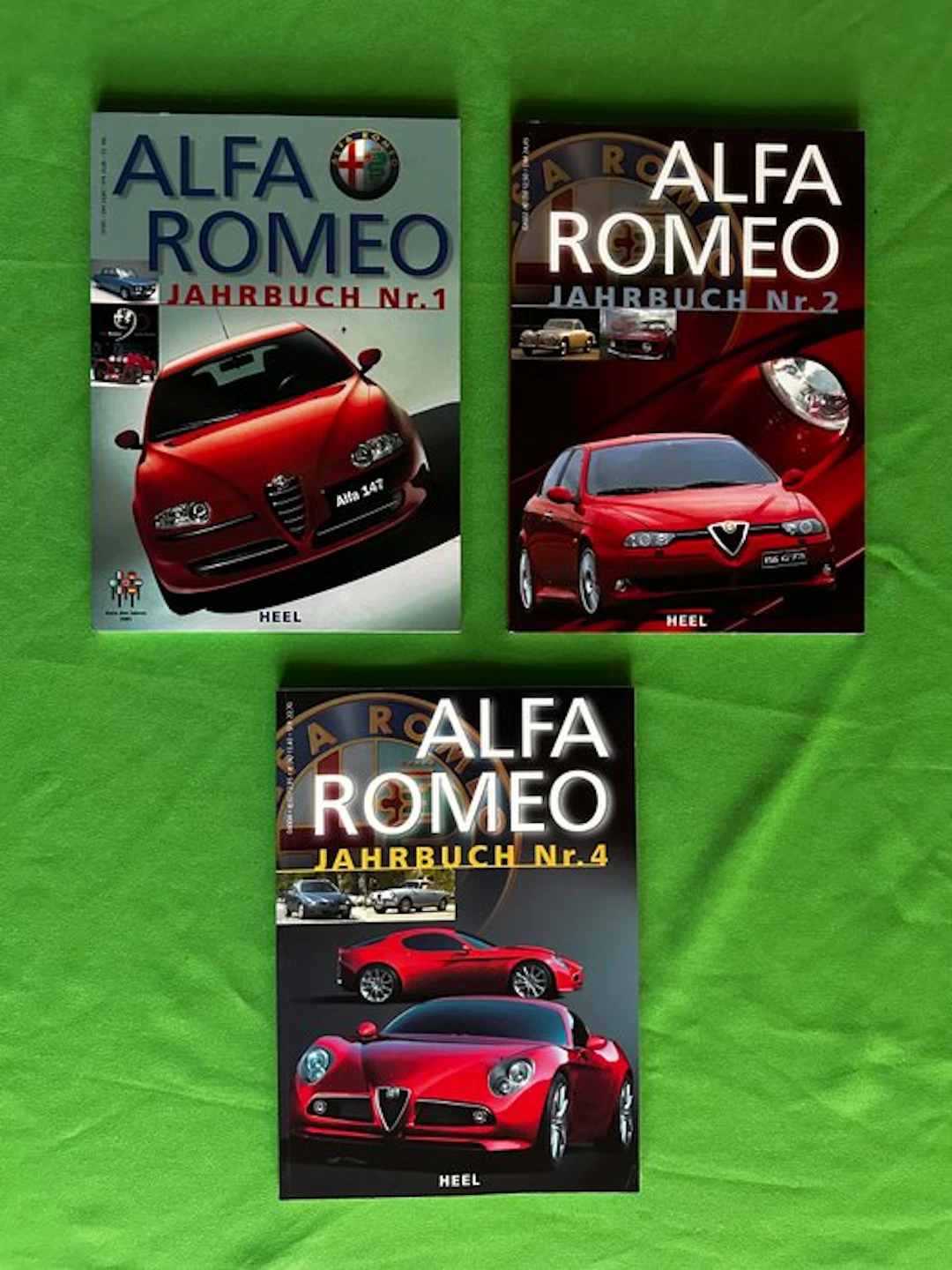 Book - Alfa Romeo - Jahrbuch Nr. 1, Nr. 2 & Nr. 4