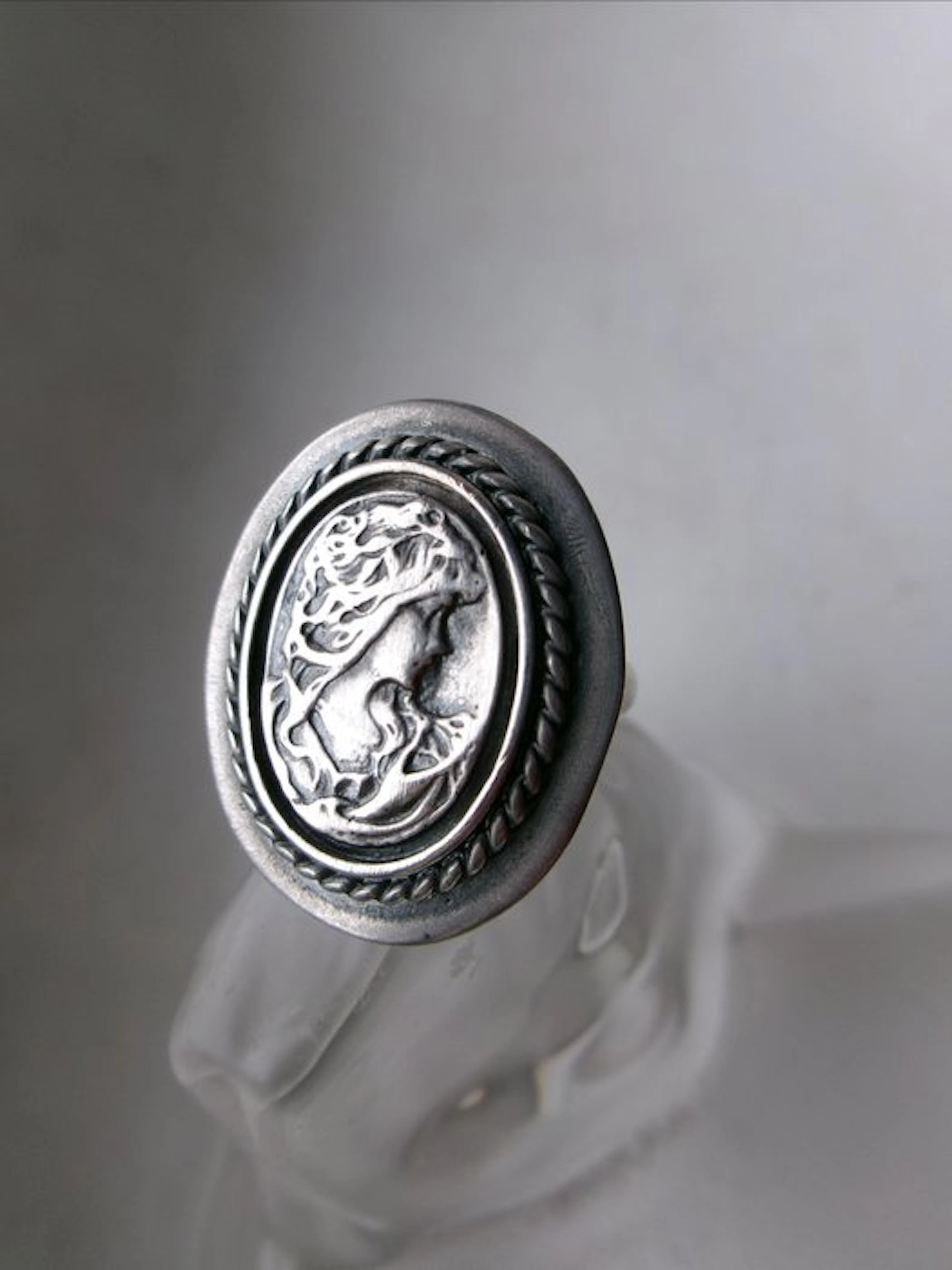 Silver - Ring - Art Nouveau Style
