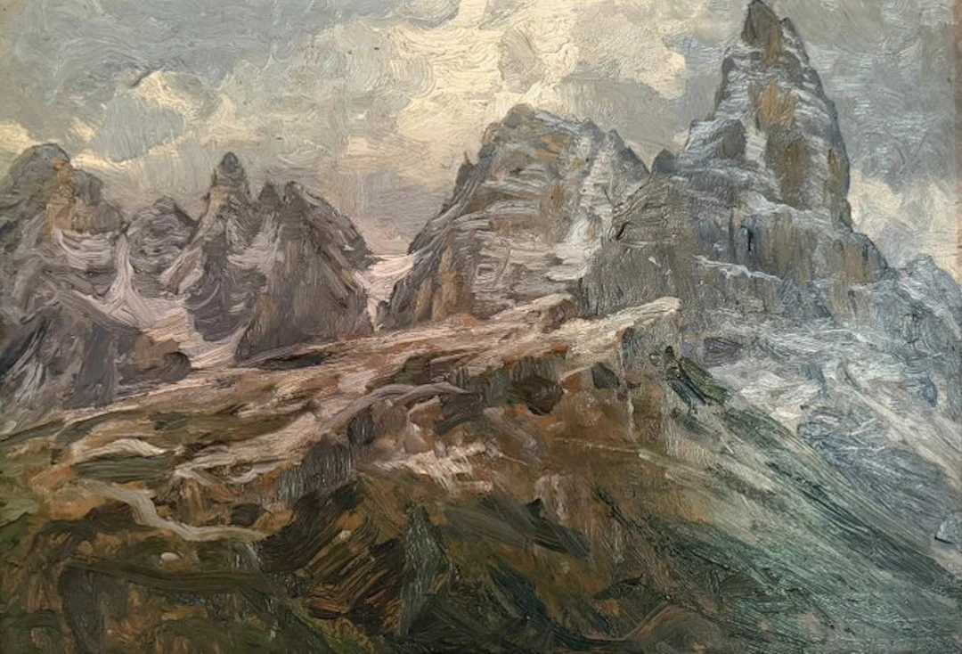 Emo Mazzetti (1870-1955) - Passo Rolle