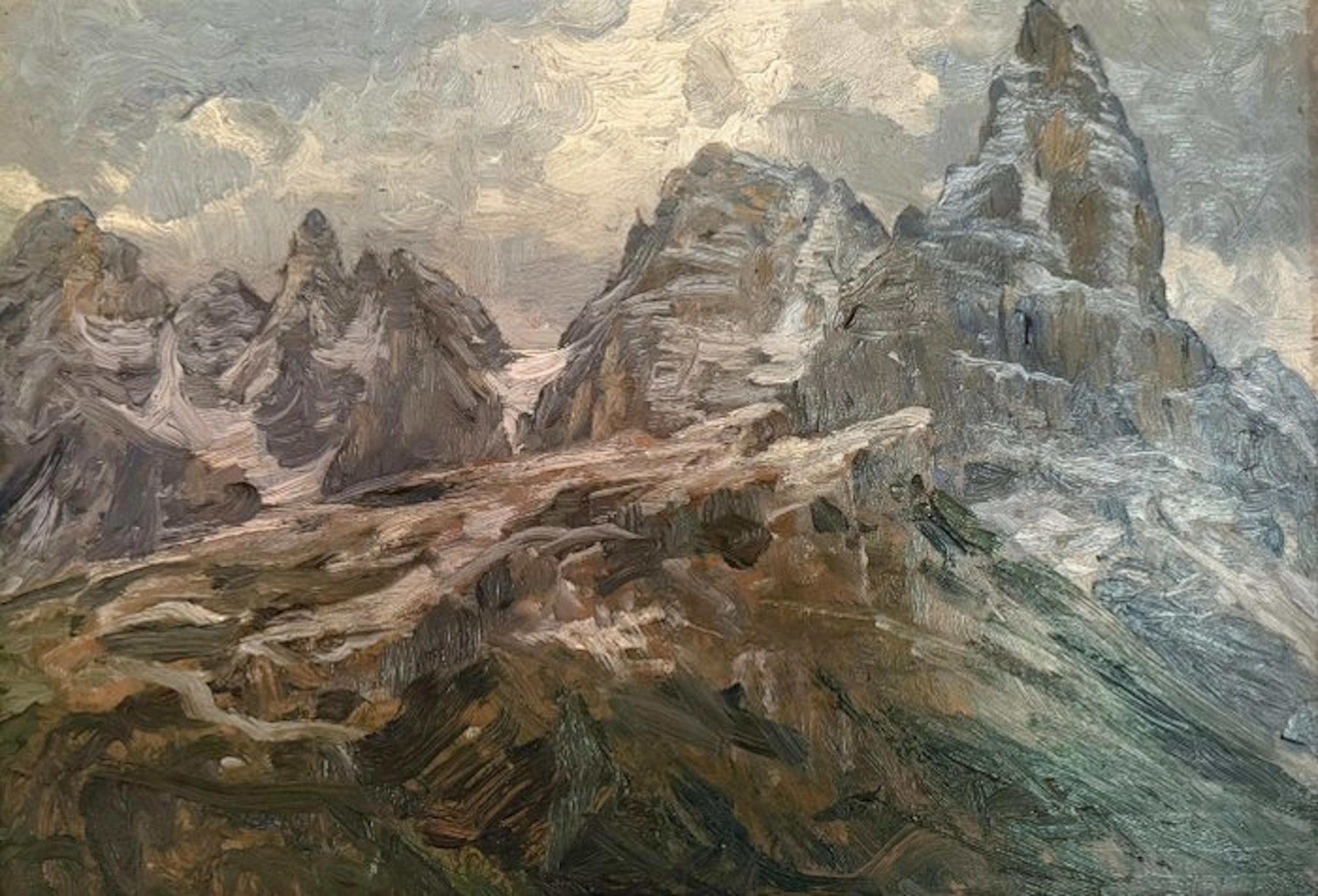 Emo Mazzetti (1870-1955) - Passo Rolle