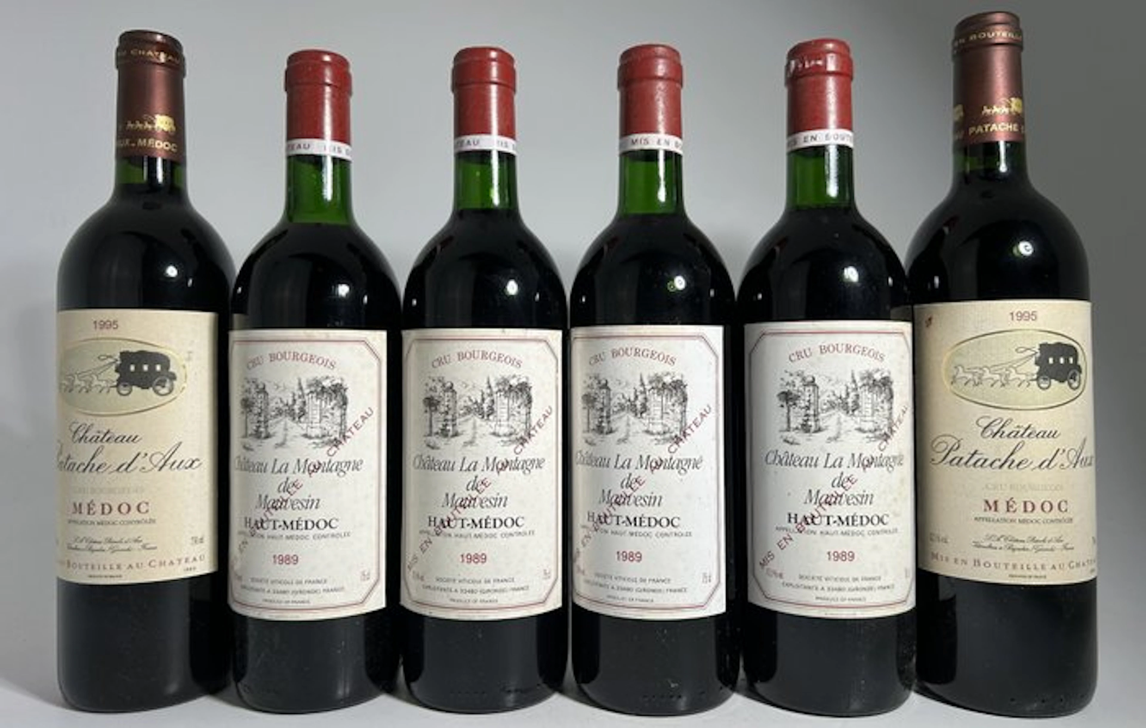 1989 x 4 Château La Montage des Mauvesin & 1985 x 2...