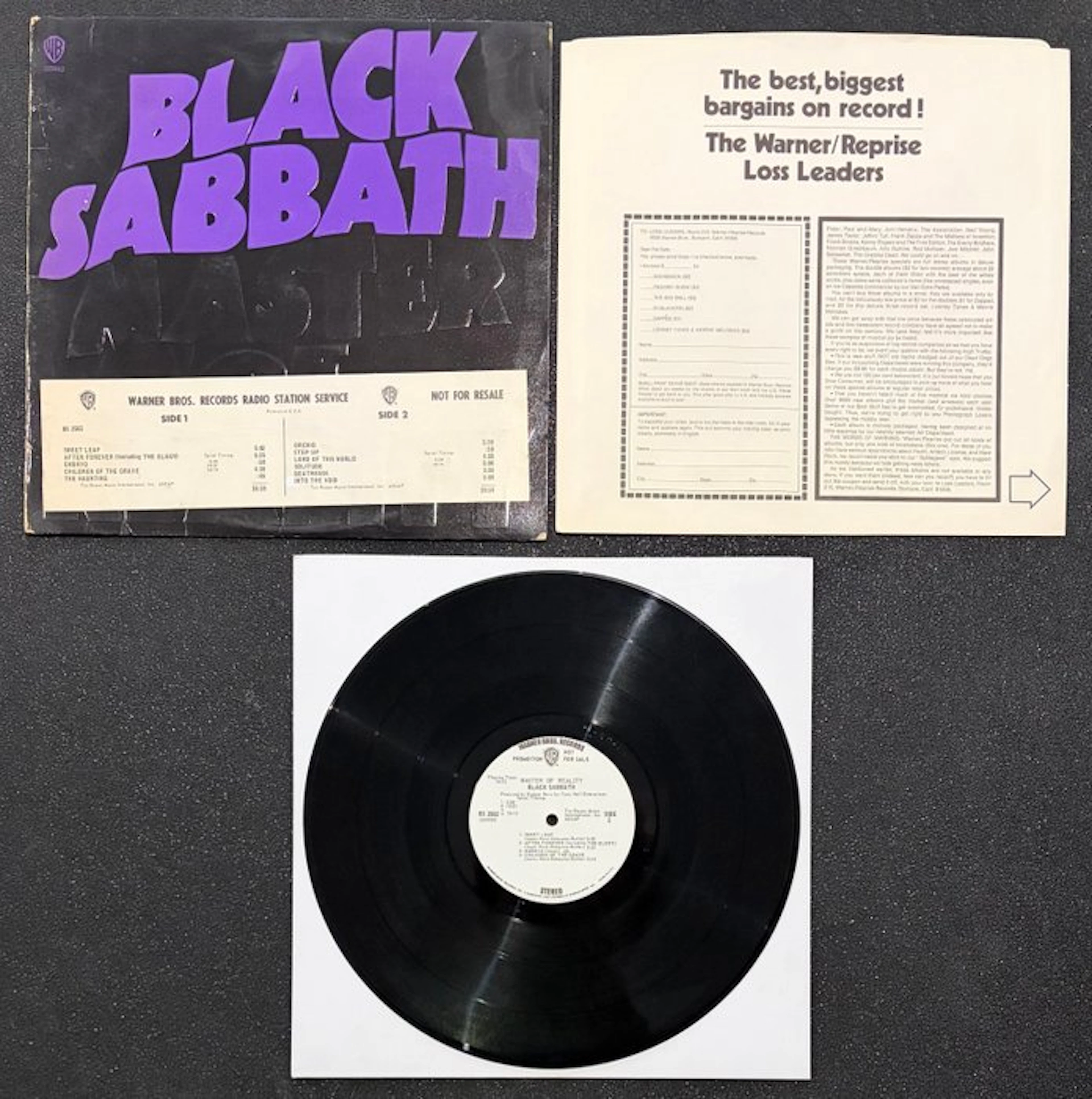 Black Sabbath - Master of Reality (US) – ULTRA RARE 1971...