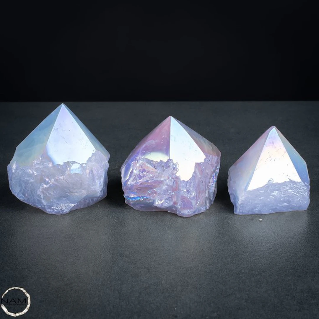 Angel Aura Quartz Tips – Enchantingly shimmering set with...