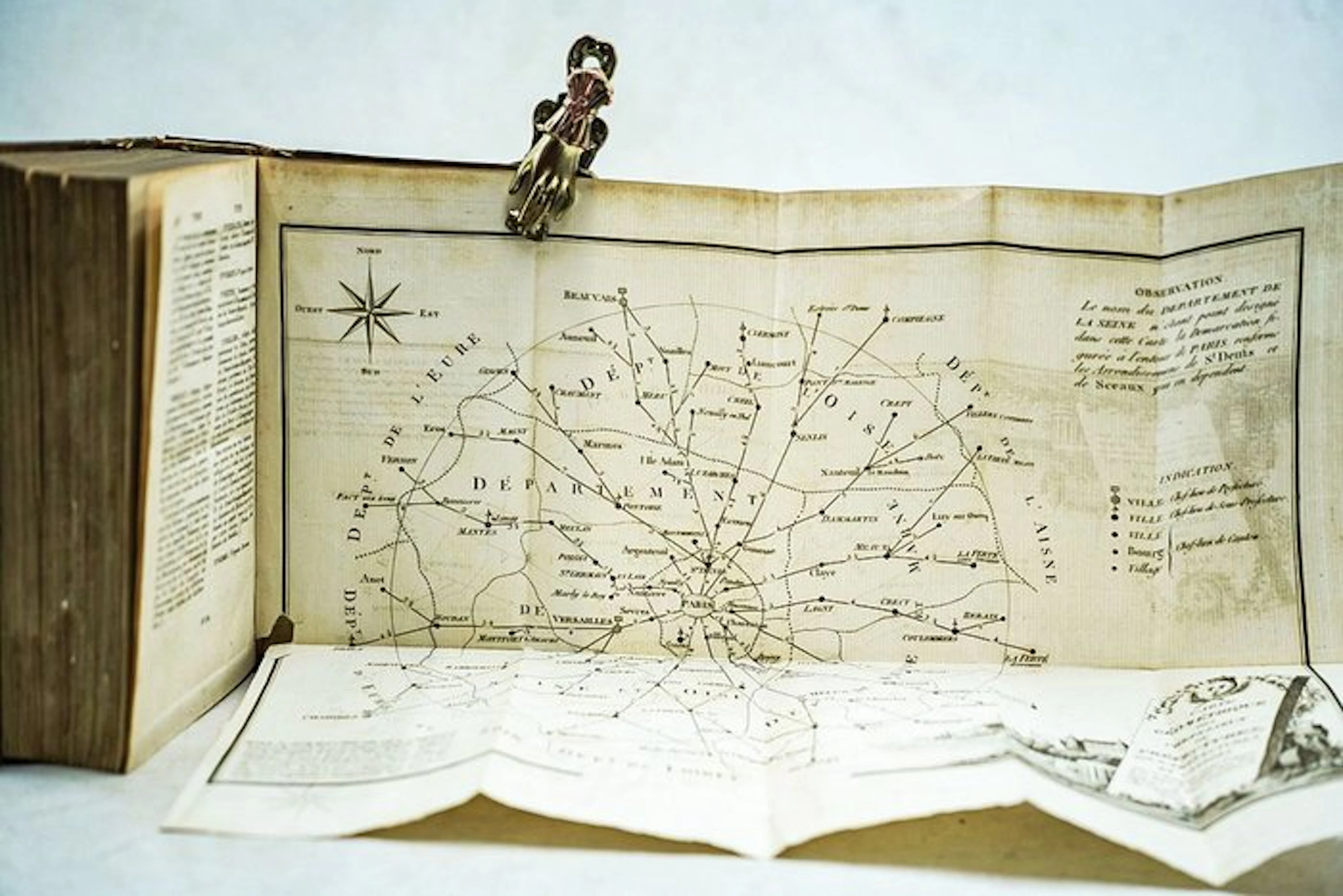 Charles Oudiette - Dictionnaire topographique des environs de Paris - 1817