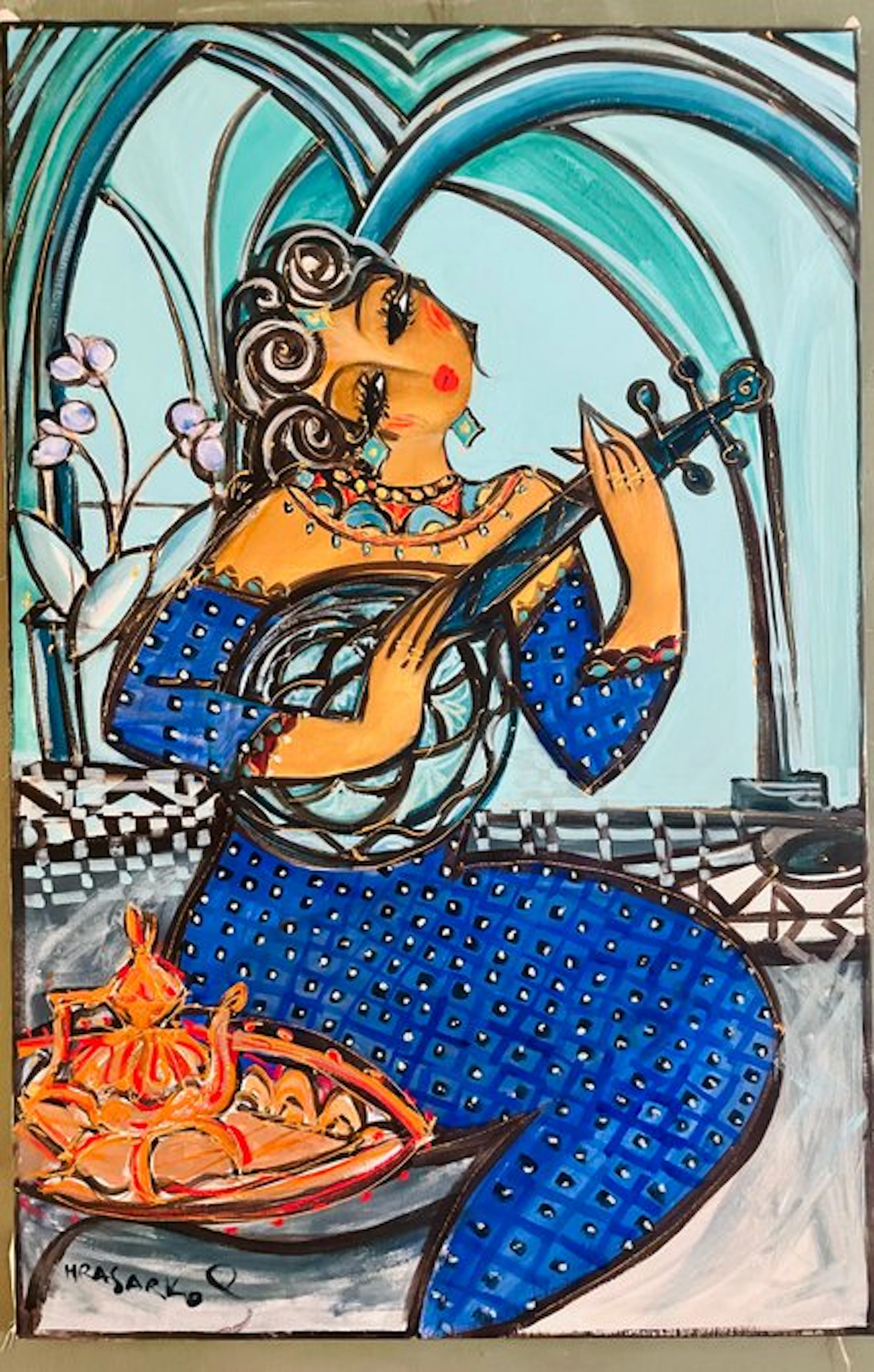Hrasarkos (1975) - La Reine des océans -Art déco / orientale