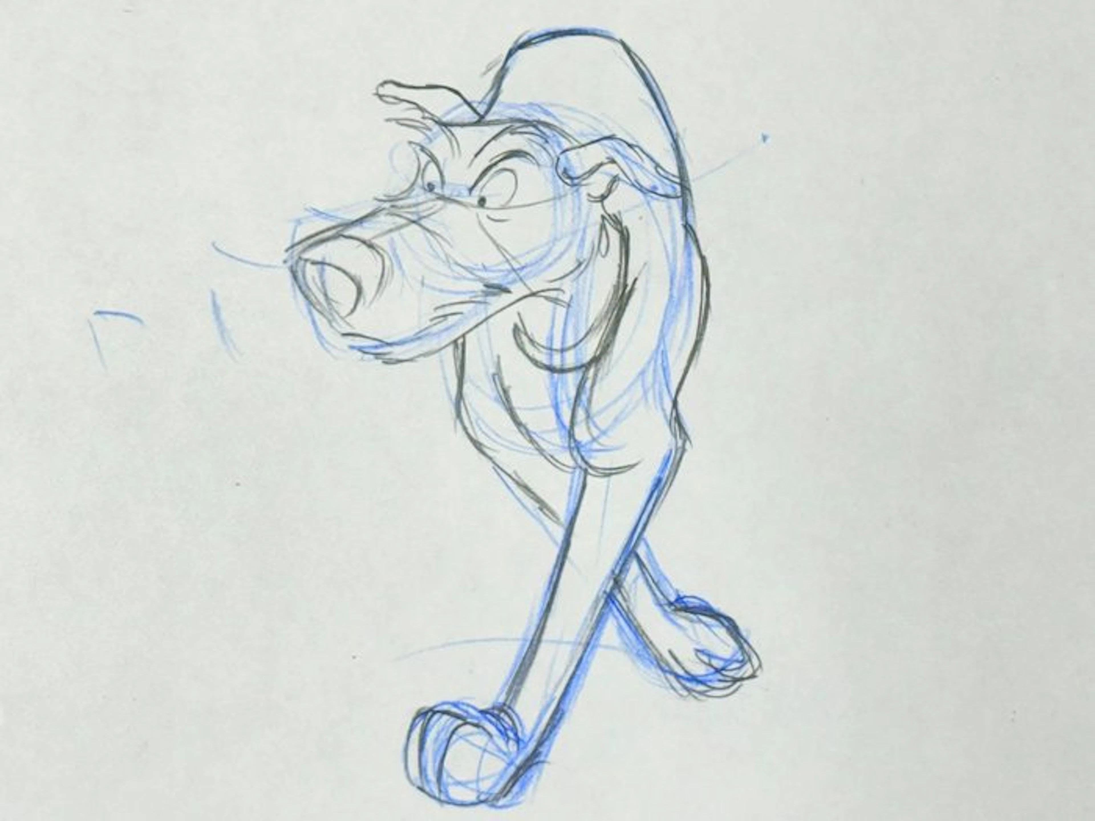 Walt Disney - Original Animation Drawing of Chief (40 x...