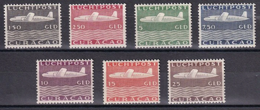 Curaçao 1947 - aircraft series - LP 82 - 88