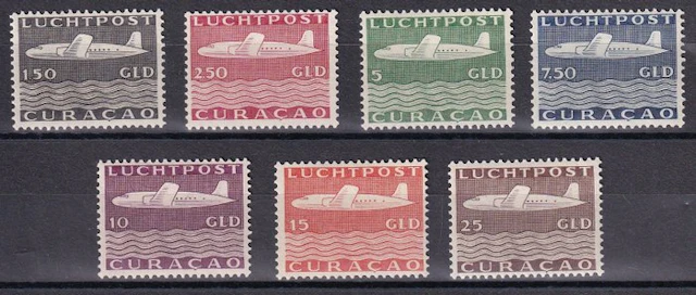 Curaçao 1947 - aircraft series - LP 82 - 88