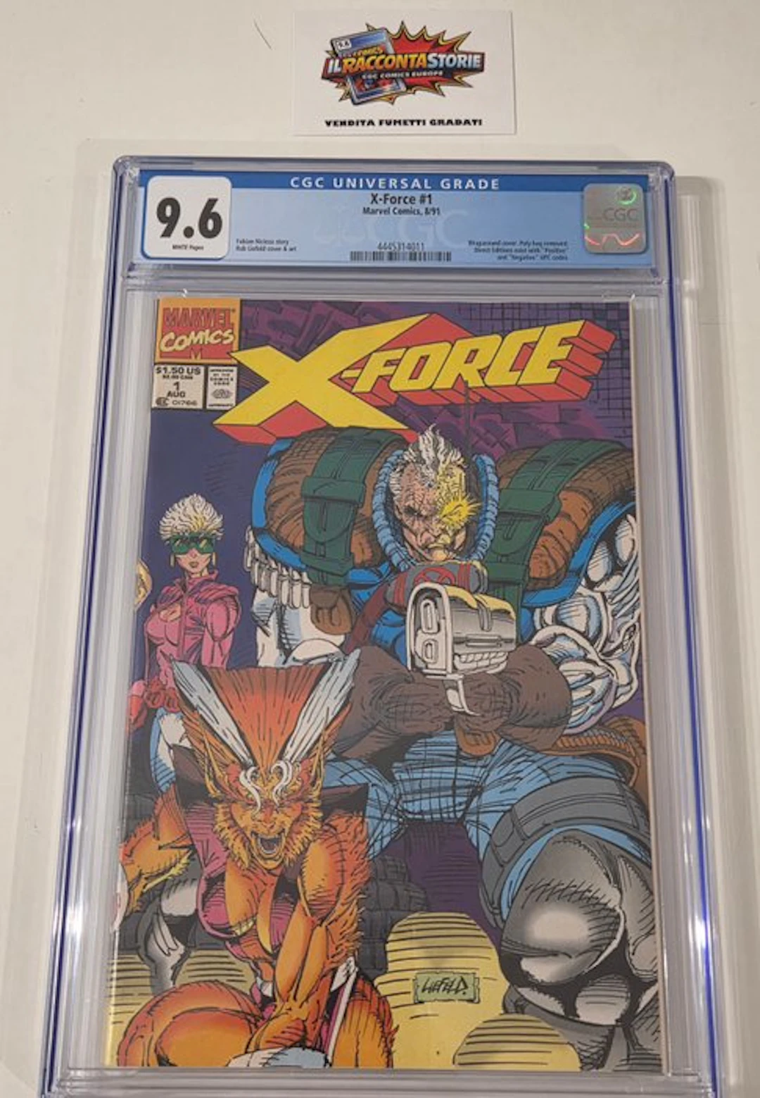 X-Force 1 - X-Force - 1 Graded comic - First edition - 1991/1991 - CGC 9.6