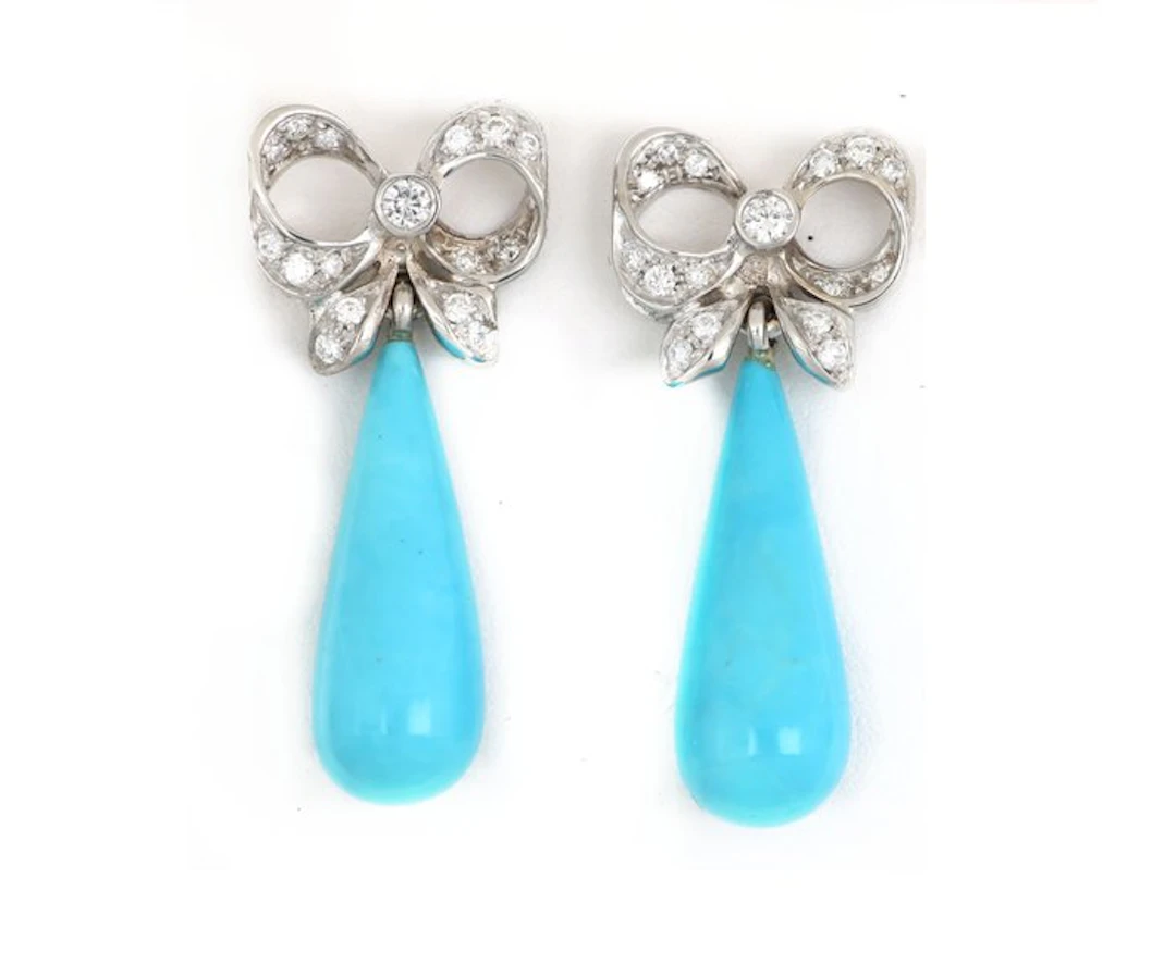 No reserve price - Earrings - 18 kt