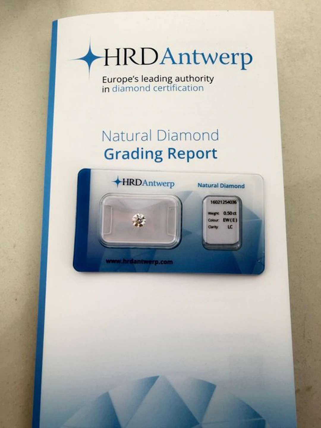 No reserve price - 1 pcs Diamond (Natural) - 0.50 ct...
