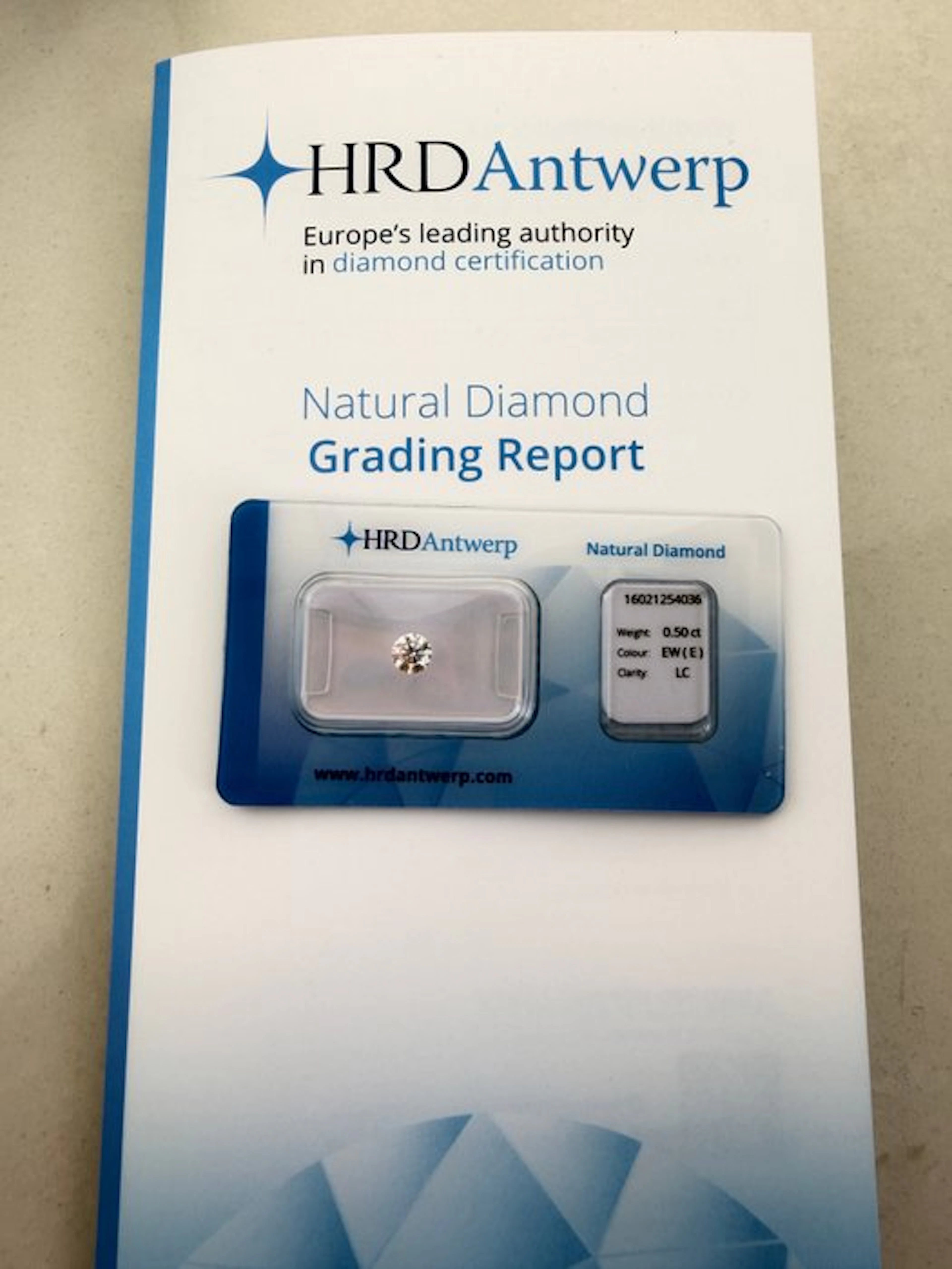 No reserve price - 1 pcs Diamond (Natural) - 0.50 ct...