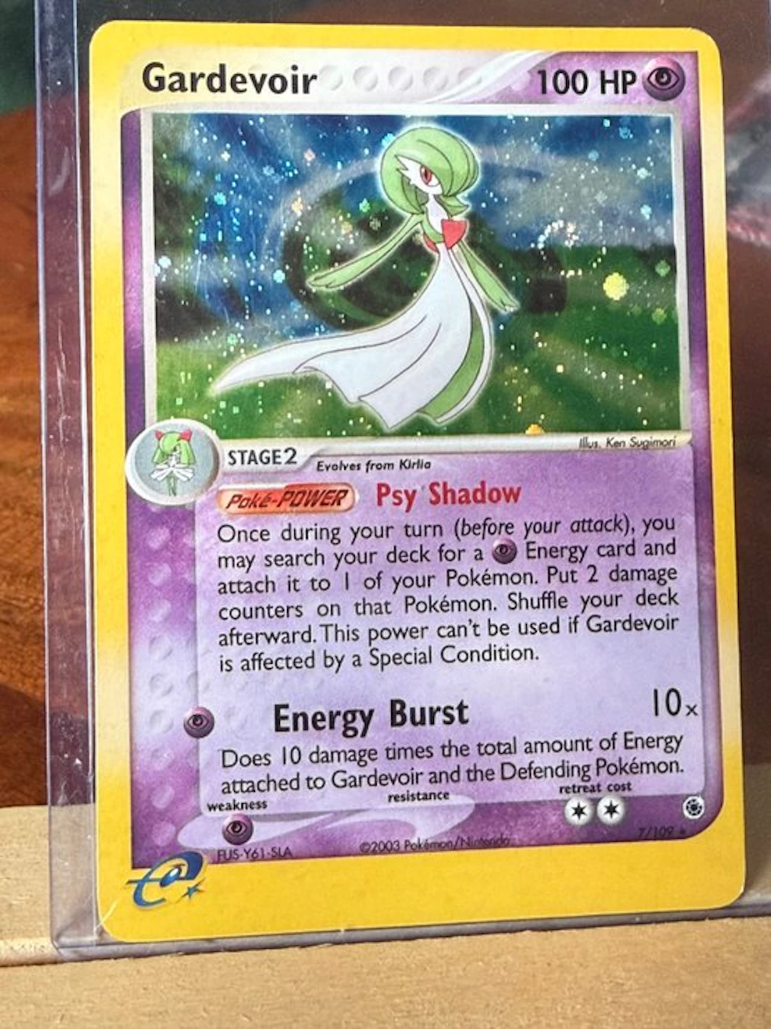 Pokémon - 1 Card - Gardevoir 7/109 Foil - EX - EX Ruby and Sapphire