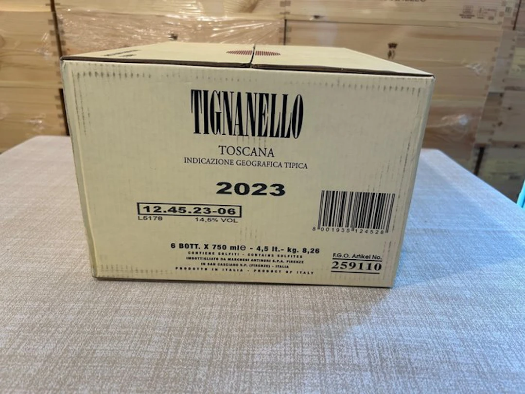 2023 Marchesi Antinori, Tignanello - Tuscany IGT - 6 Bottles (0.75L)