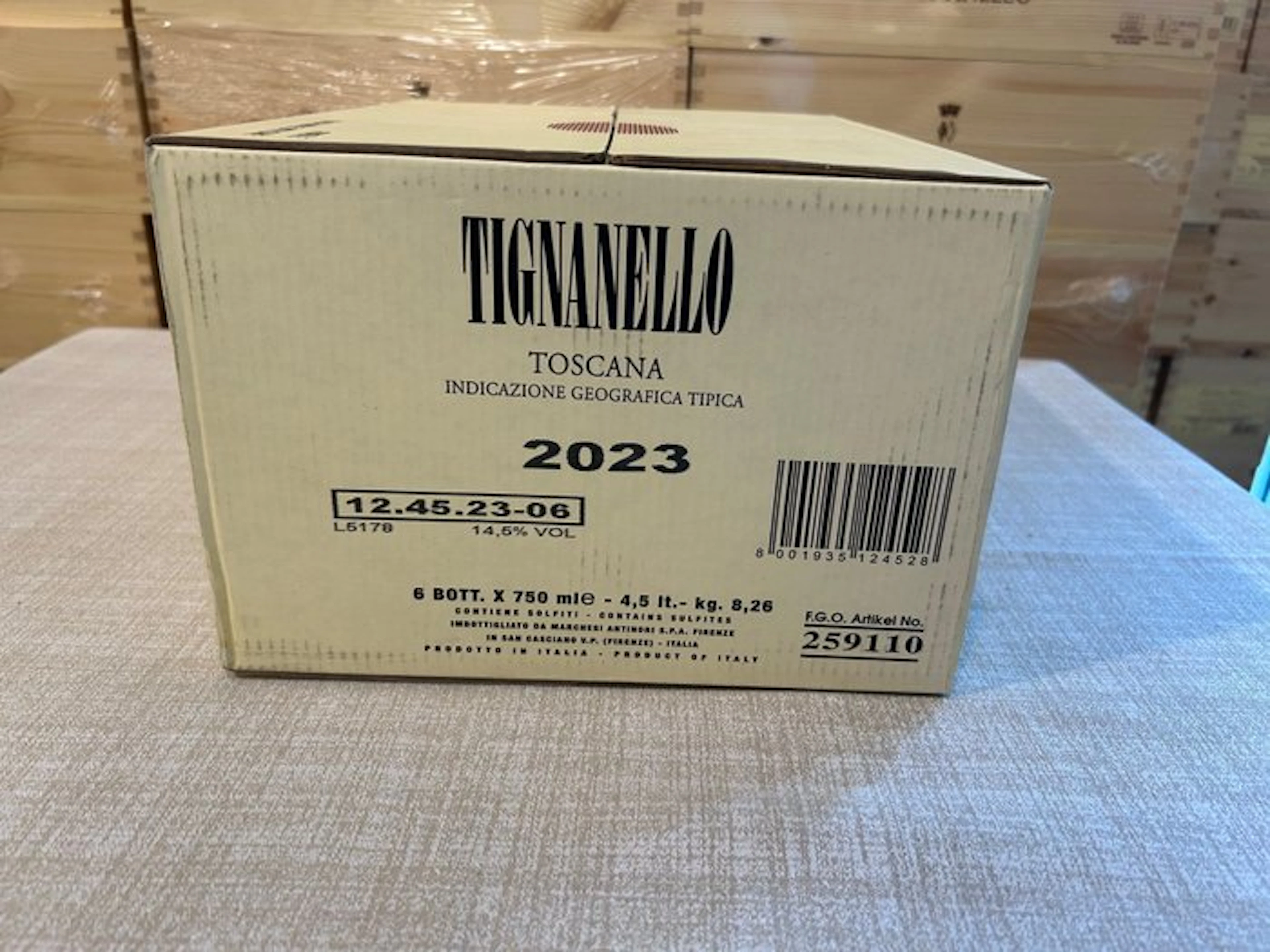 2023 Marchesi Antinori, Tignanello - Tuscany IGT - 6 Bottles (0.75L)