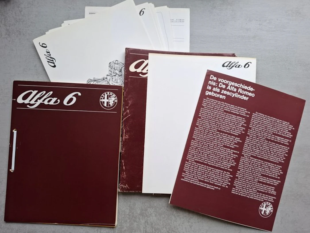 Press information - Alfa Romeo - Alfa 6 (Sei) - 1979