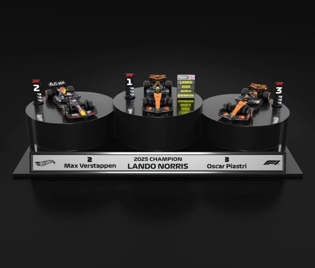Hot Wheels 1:64 - Model car (3) - McLaren F1 podium set...