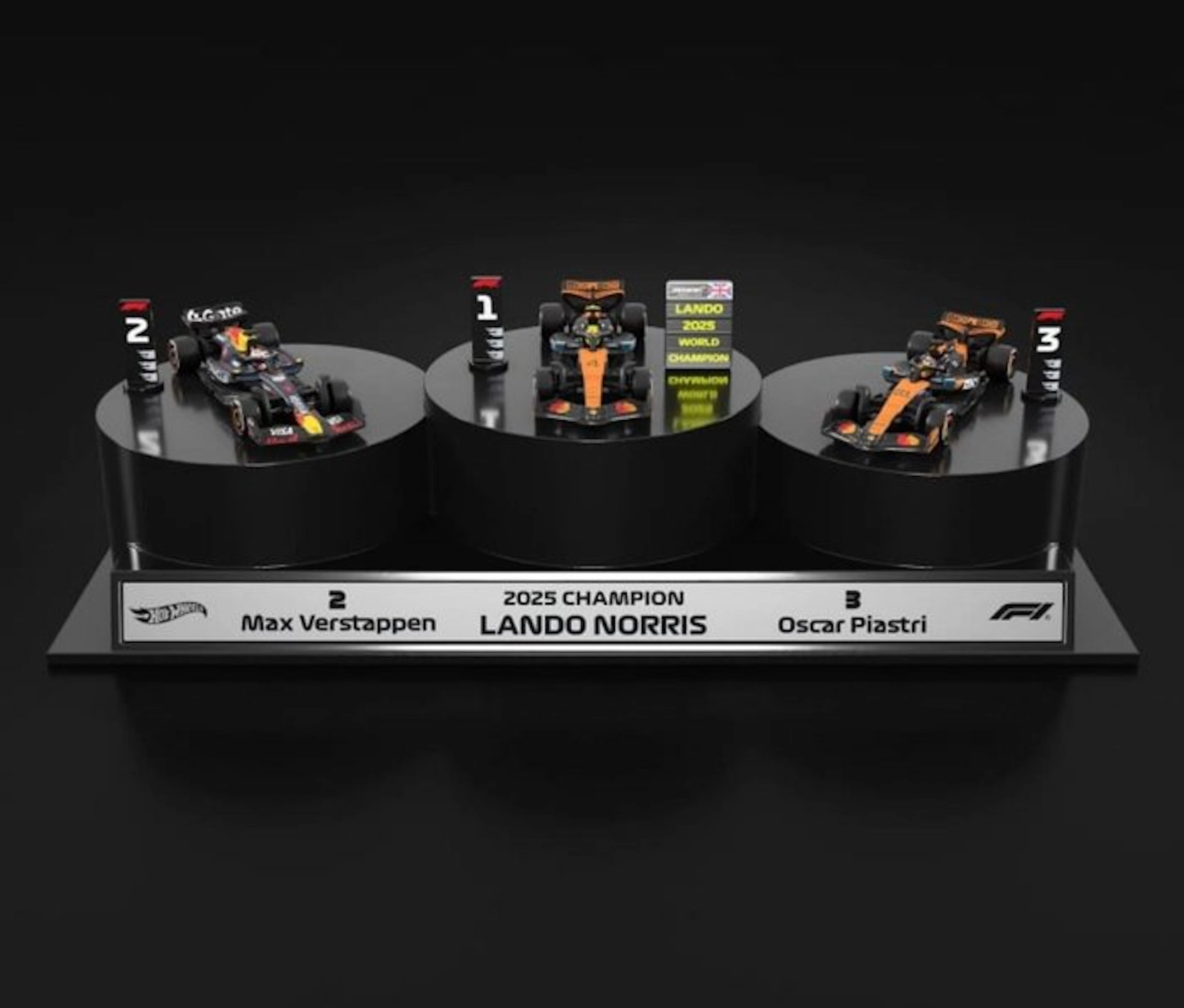 Hot Wheels 1:64 - Model car (3) - McLaren F1 podium set...