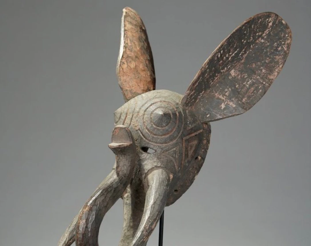 A wooden mask - Gurunsi - Burkina Faso (No reserve price)