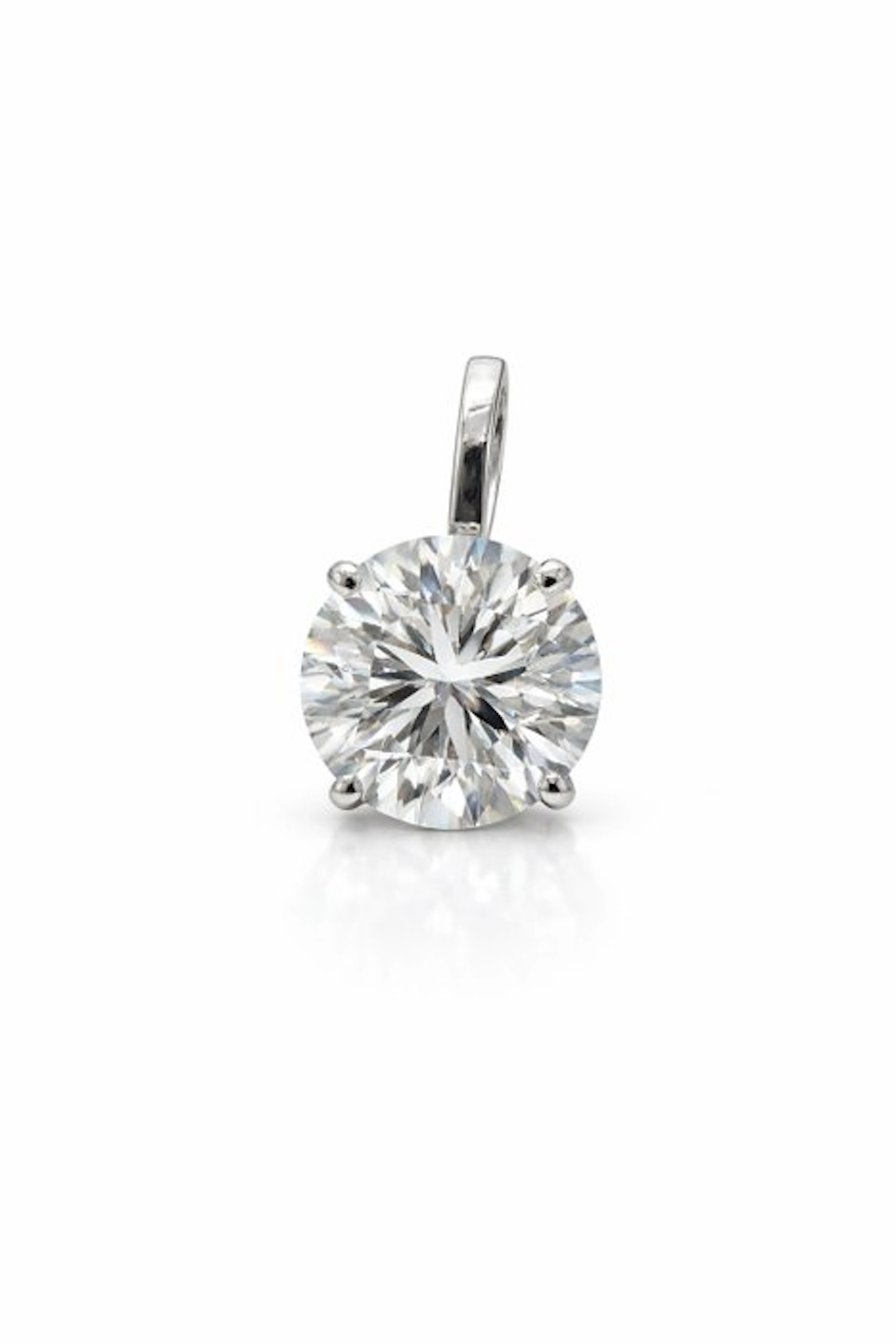 No reserve price - Pendant - 14 kt. White gold - 1.05ct. tw. Diamond