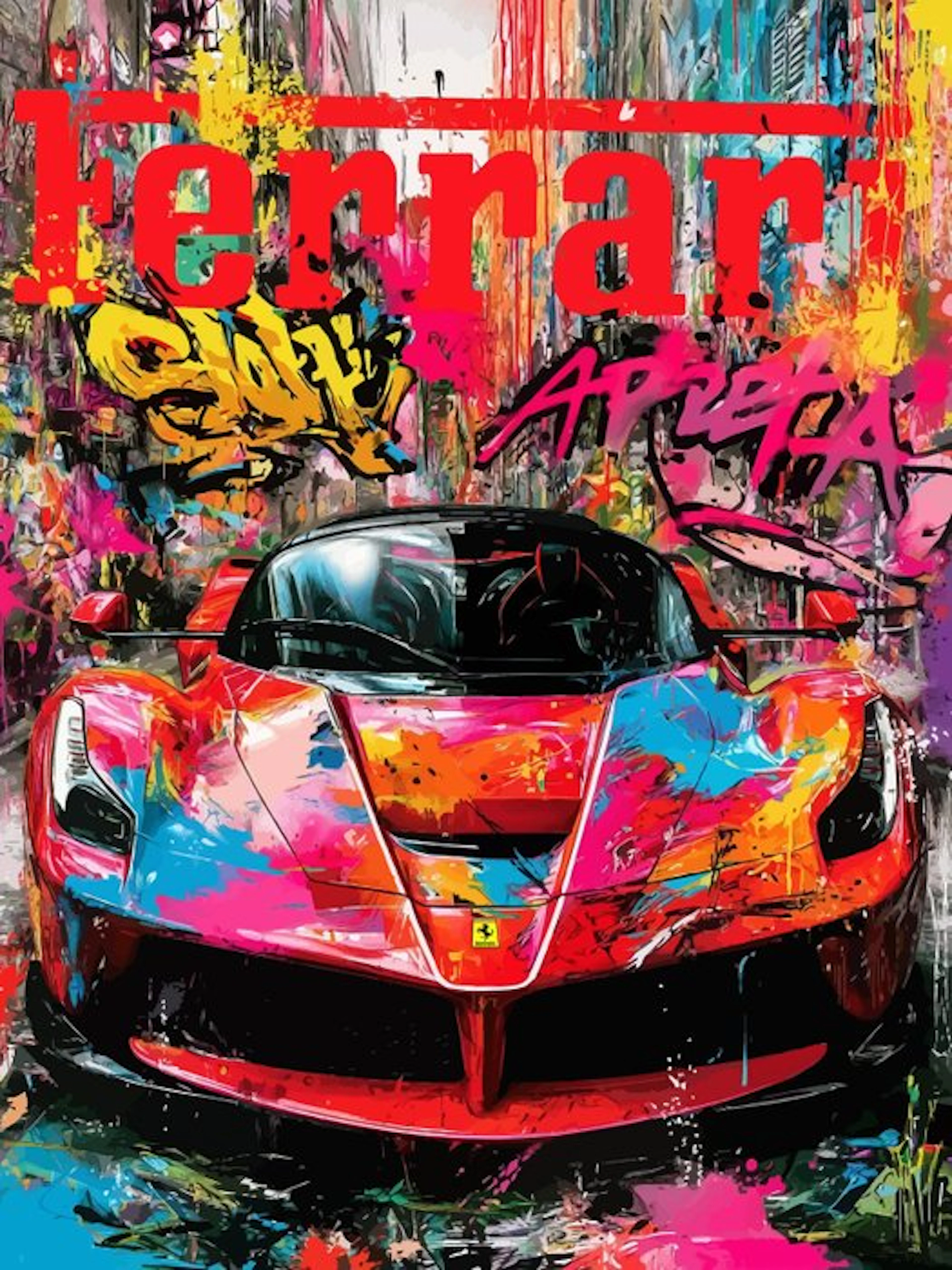 IPR Graph - LaFerrari: Fusión Urbana de Lujo y Color