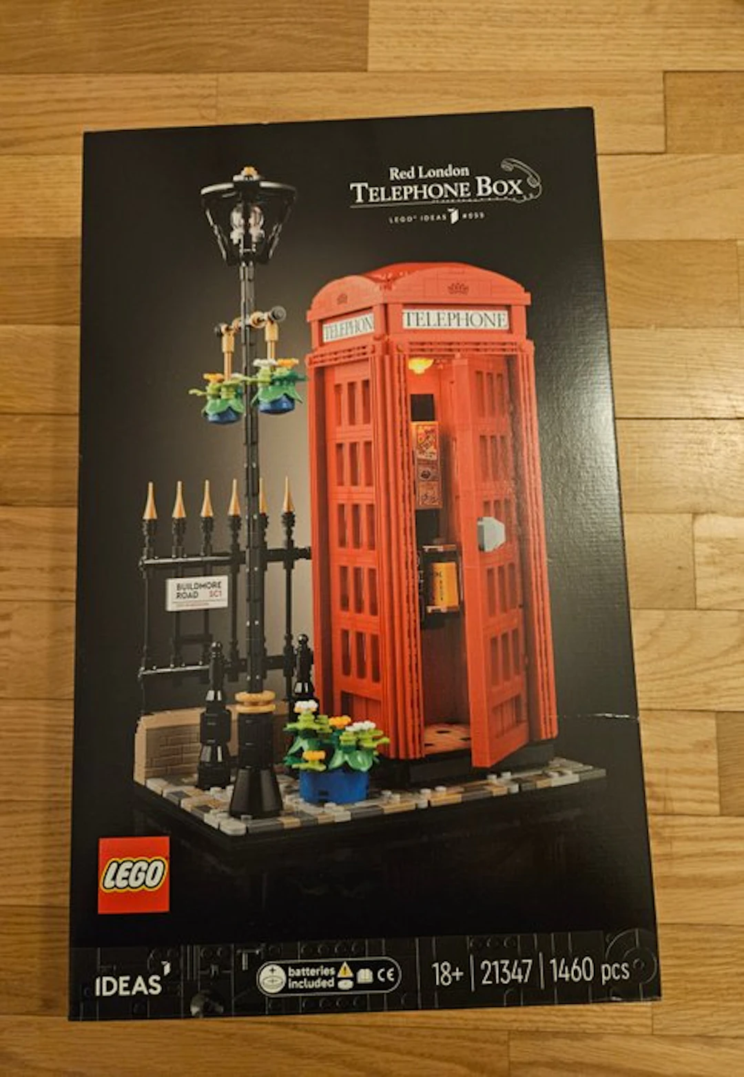 LEGO Set - 21347 - Ideas (CUUSOO) - Red London Telephone Box