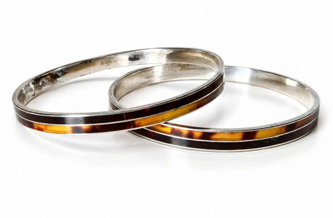 1930-1950 - 800 silver (set of 2 pieces) - Bracelet