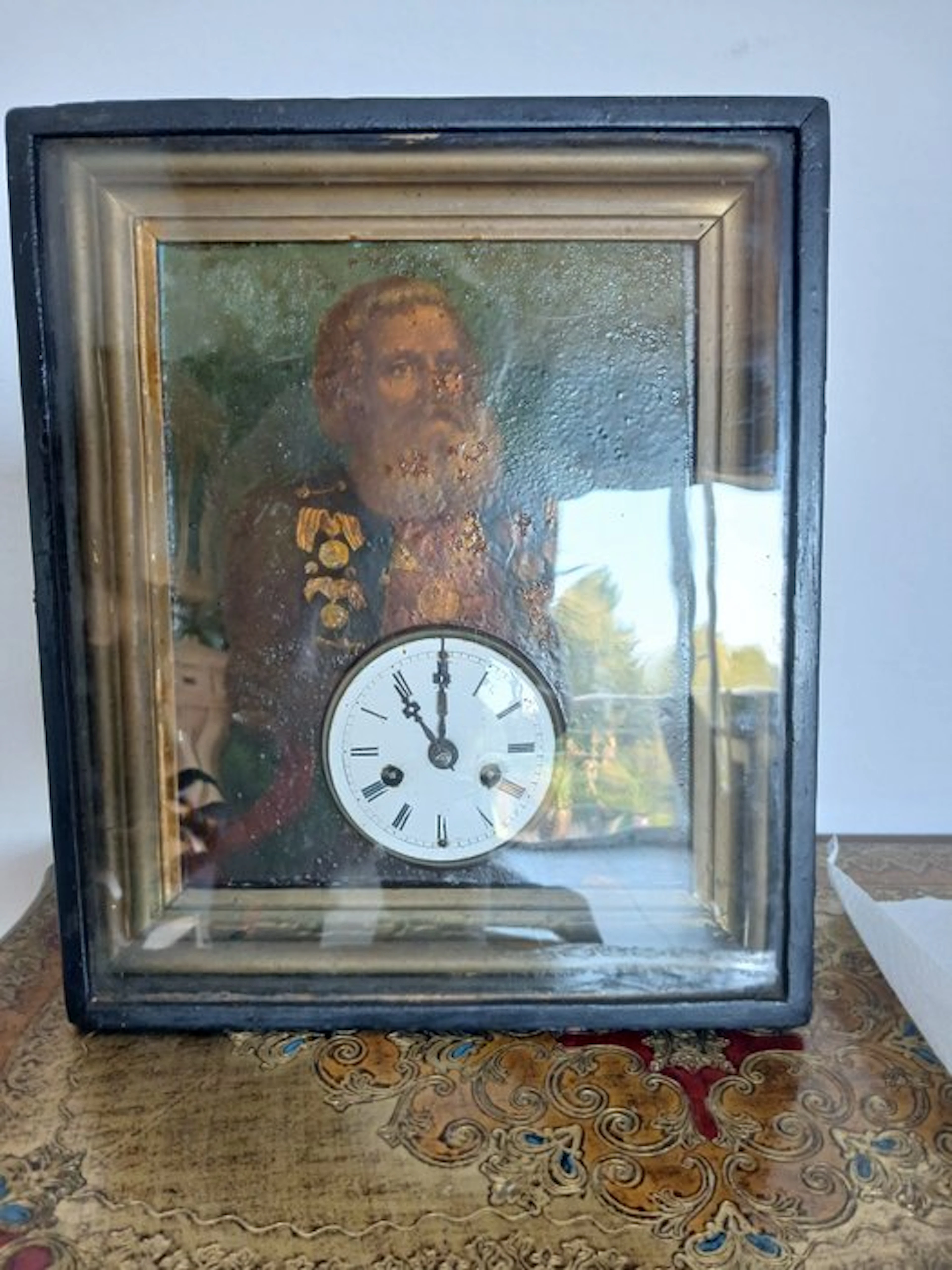 Clock - Wood - 1850-1900 - Schilderijklok