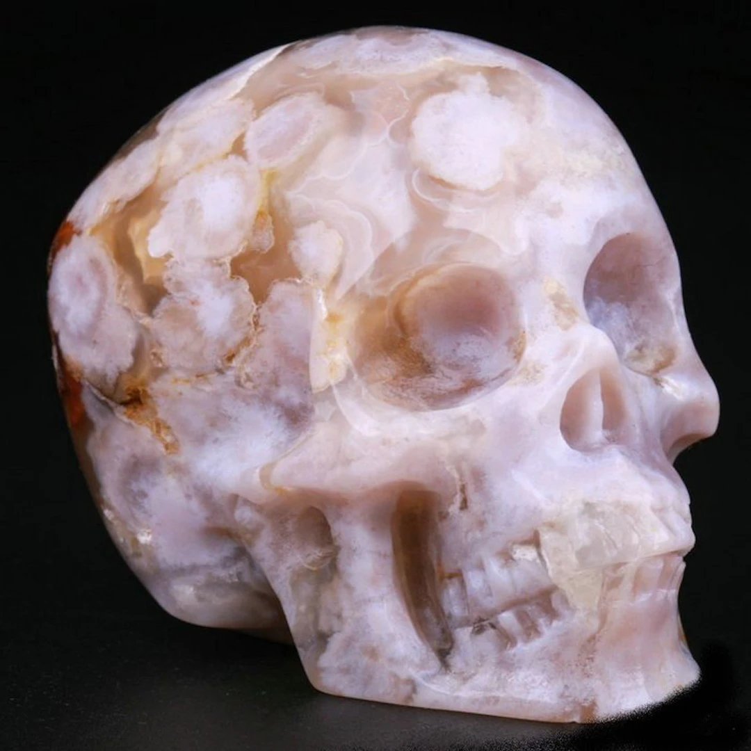 89 g, 5.10 × 3.90 cm; genuine Sakura Agate