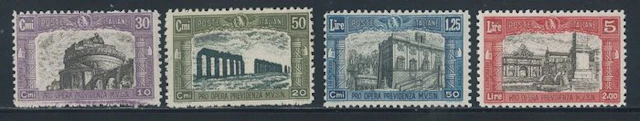 Italy Kingdom - Milizia II, complete series no. 220/223.