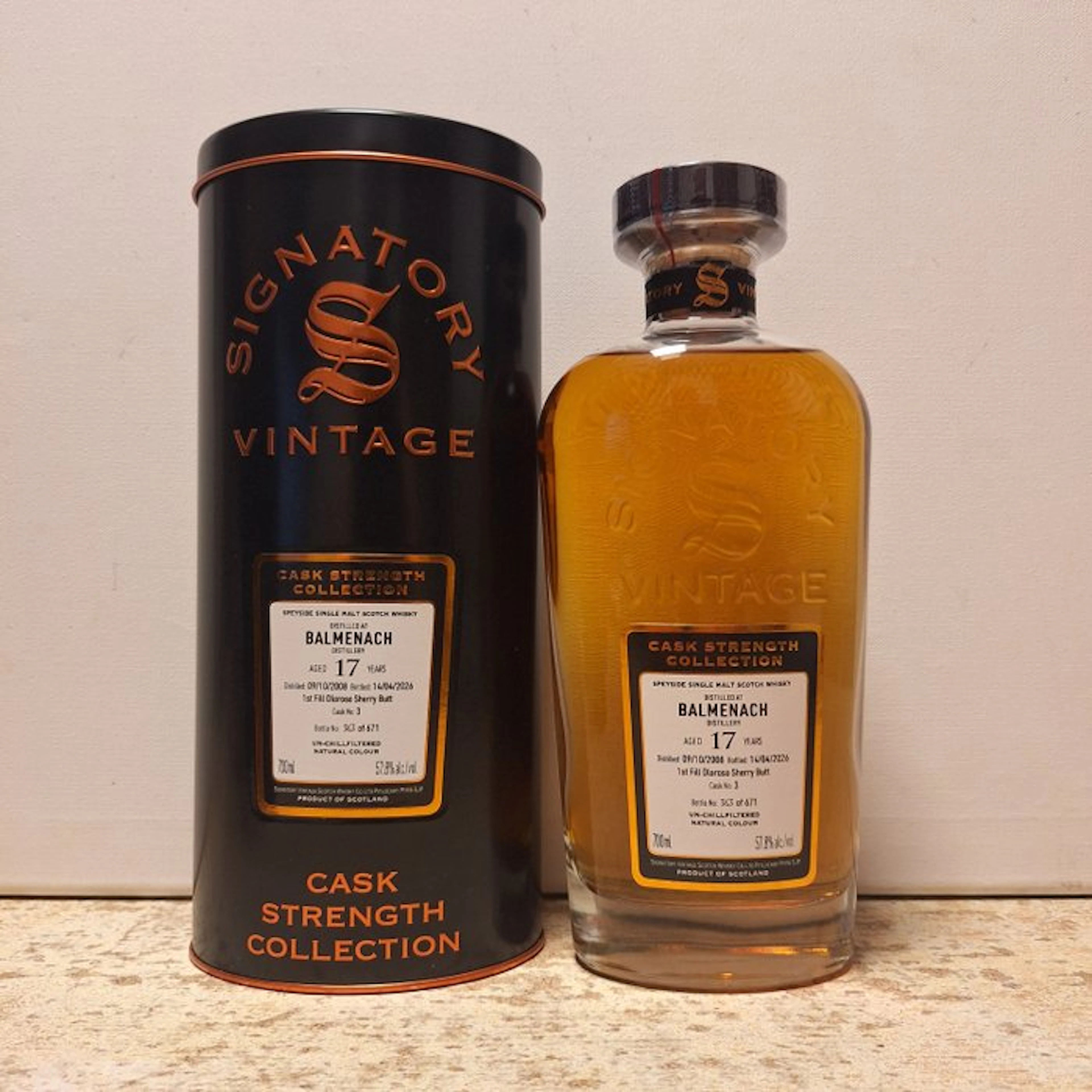 Balmenach 2008 17 years old Cask Strength Collection...