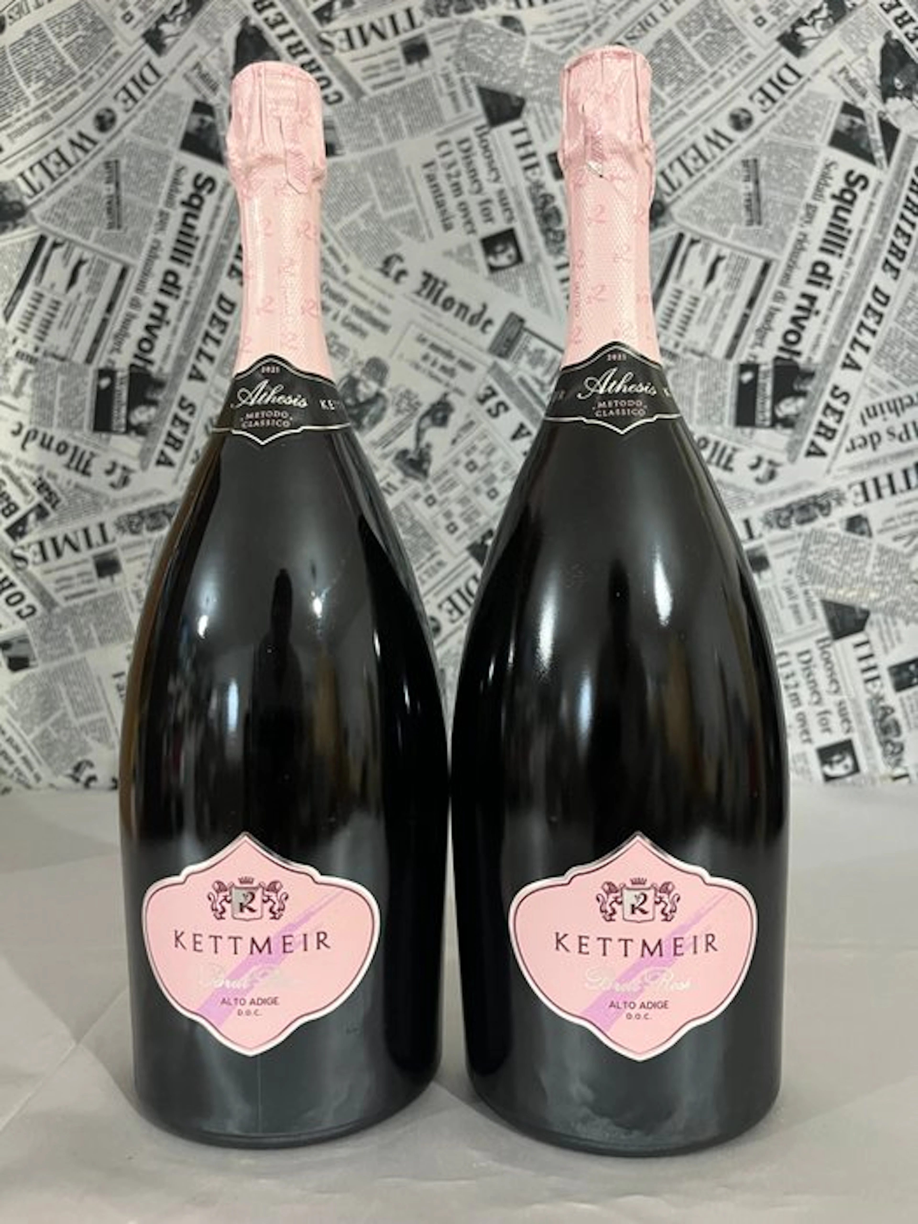 Kettmeir -Athesis brut rosè - Alto Adige DOC - 2 Magnums (1.5L)