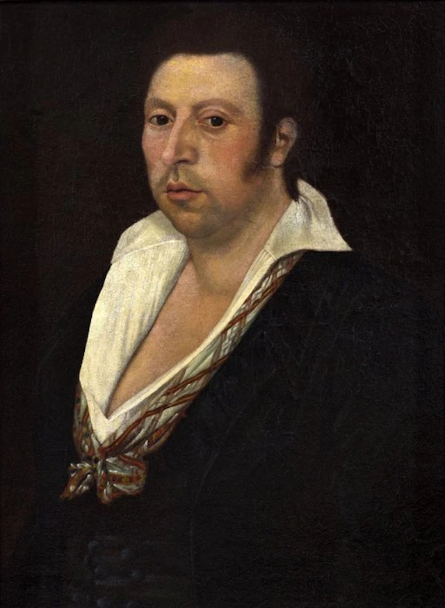 Scuola napoletana (XIX) - Ritratto di gentiluomo
