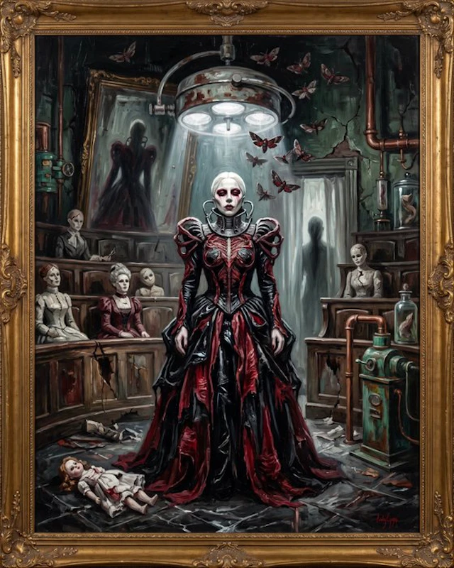 AT9 - "Lady Gaga: Gothic Anatomy" - Digital Oil Painting