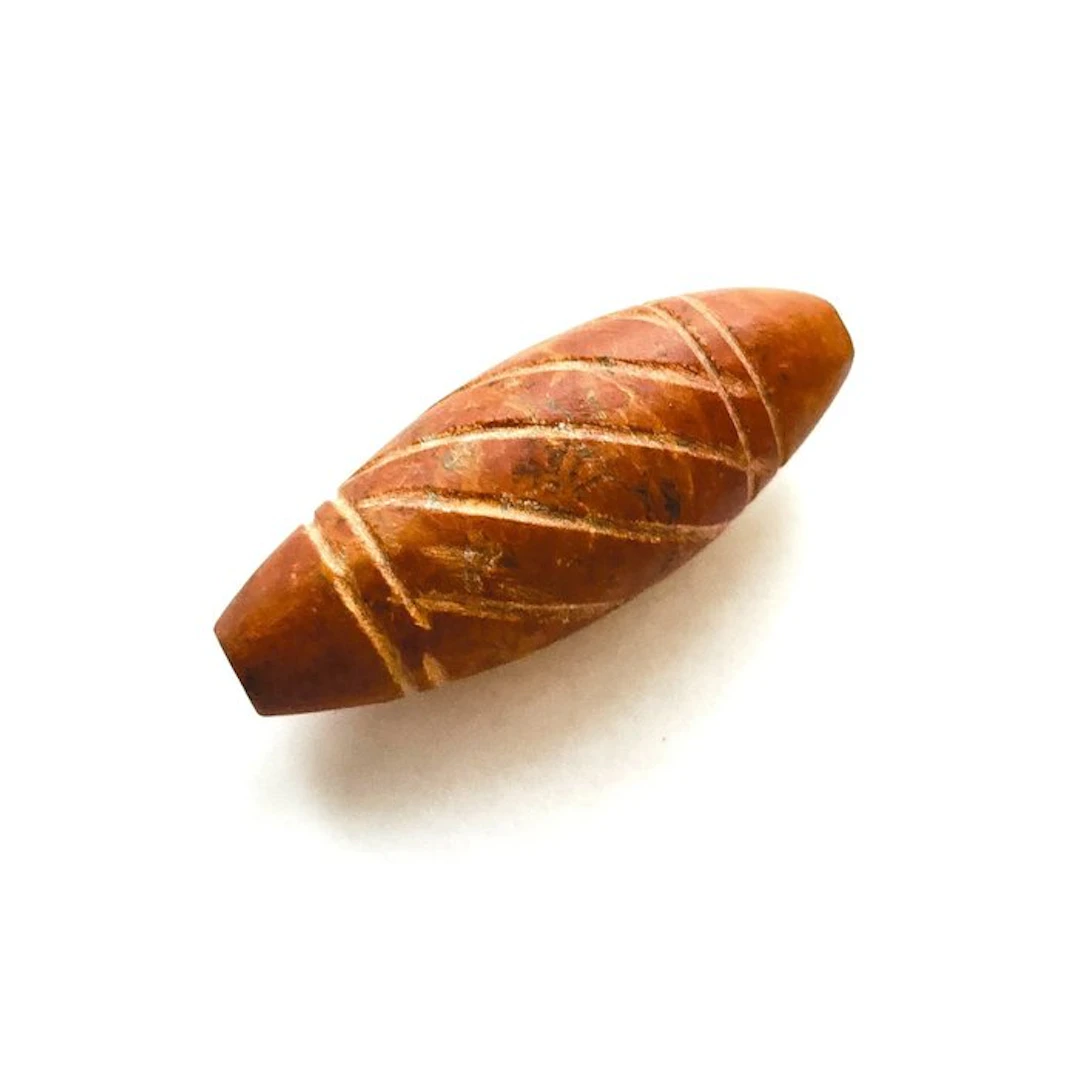 Silk Road, Central Asian Jasper Bead Talisman - 41 mm