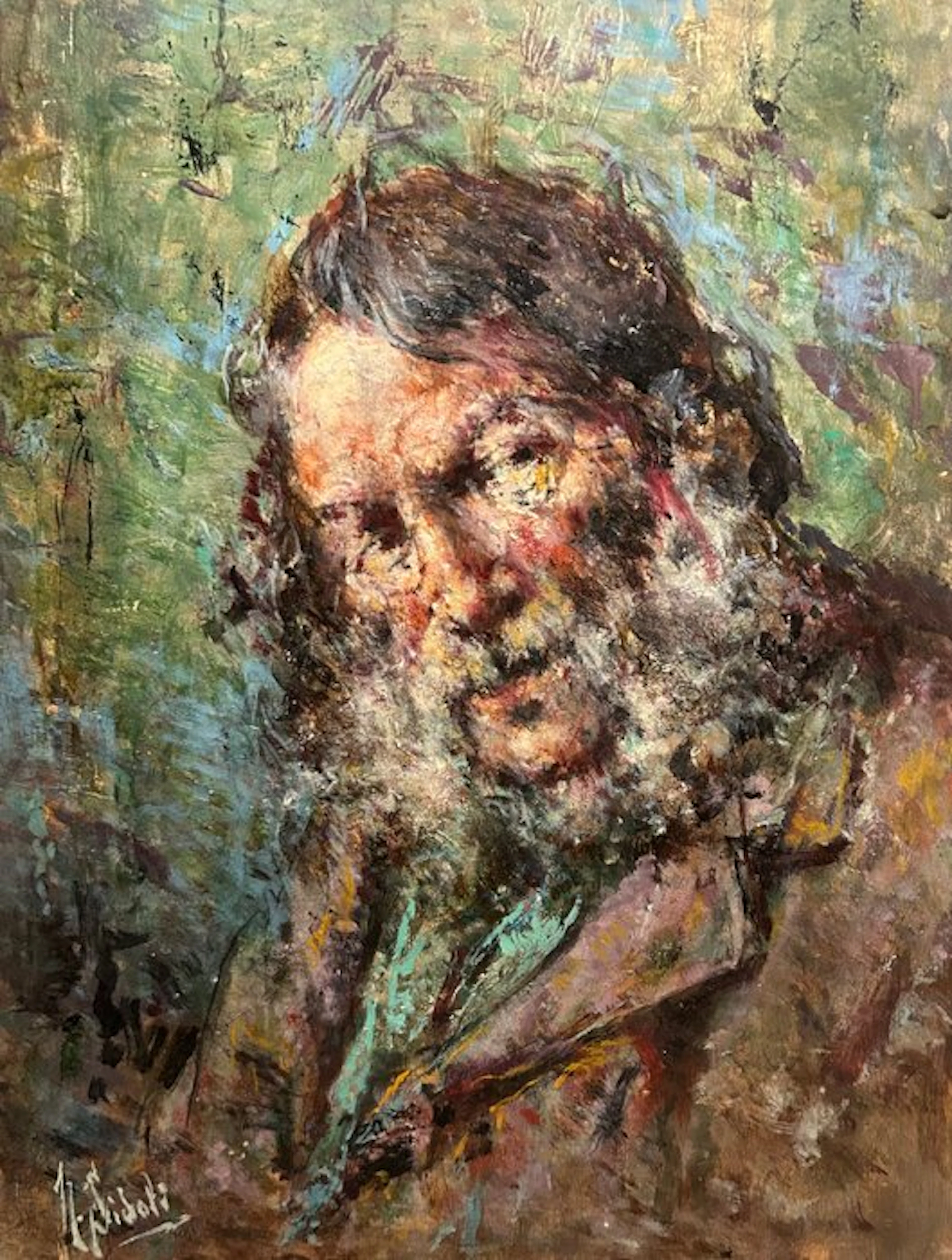 Nazzareno Sidoli (1879–1969) - Ritratto Maschile - NO RESERVE