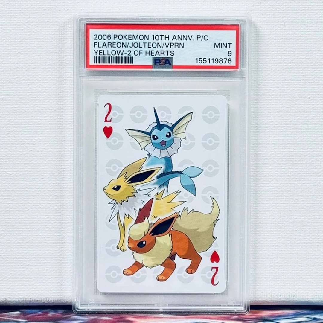 Pokémon Graded card - Flareon/Jolteon/Vprn 2006 Pokemon 10th Annv