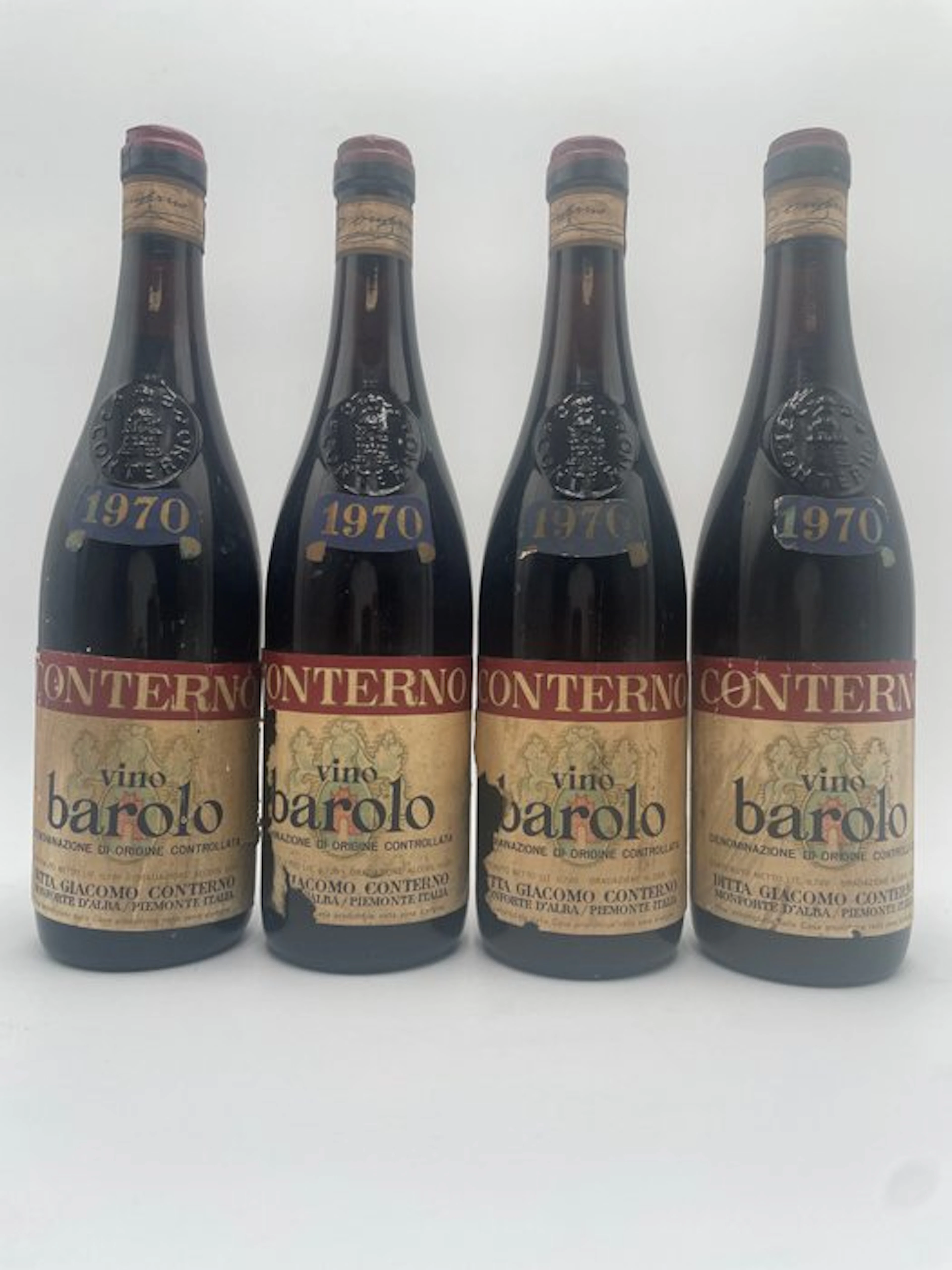 1970 Giacomo Conterno - Barolo - 4 Bottles (0.72L)
