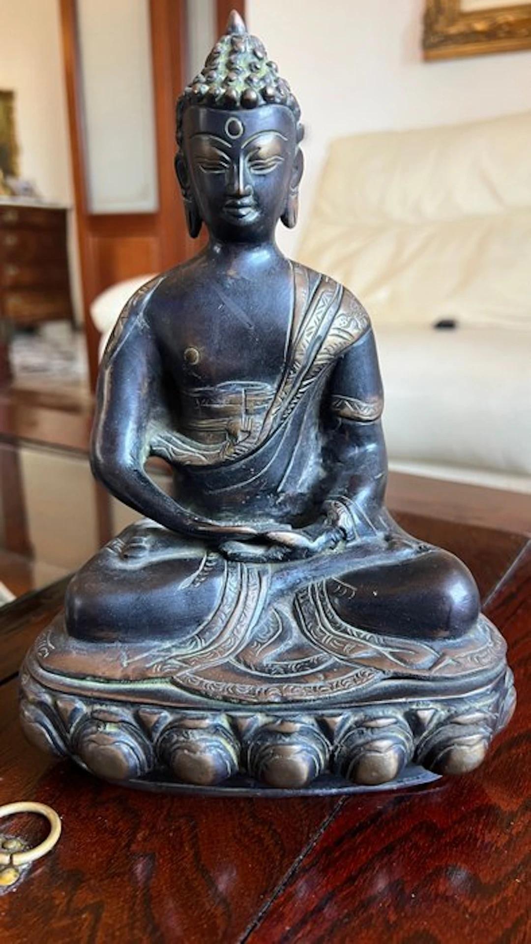 Scultura di Buddha in bronzo 2,040 Kg - Bronze - China (No reserve price)