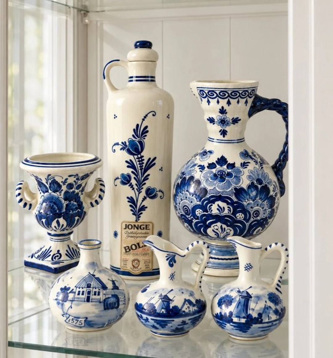 Jug (6) - Earthenware - Delft Blue Classics