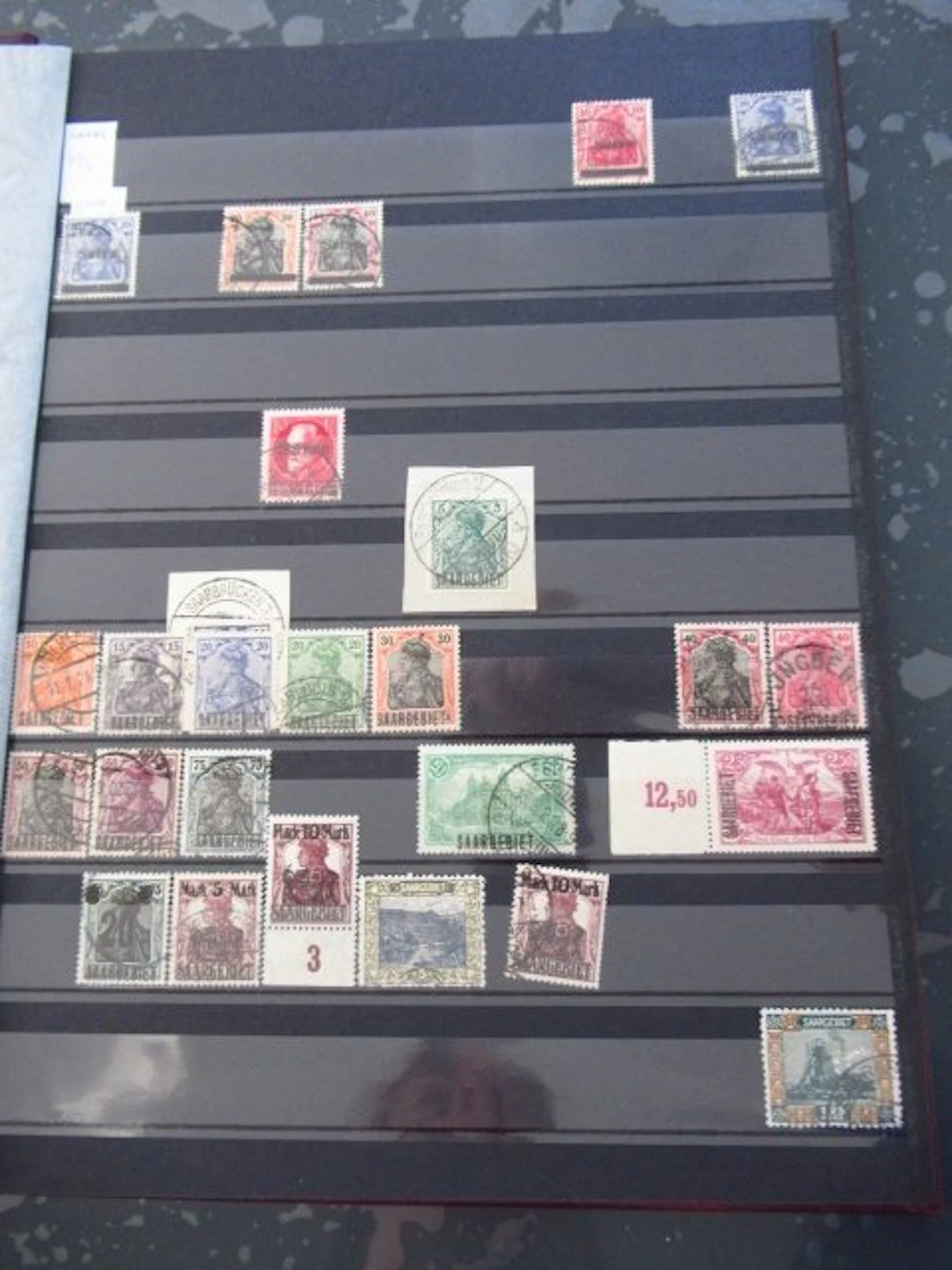 Sarre - advanced stamp collection