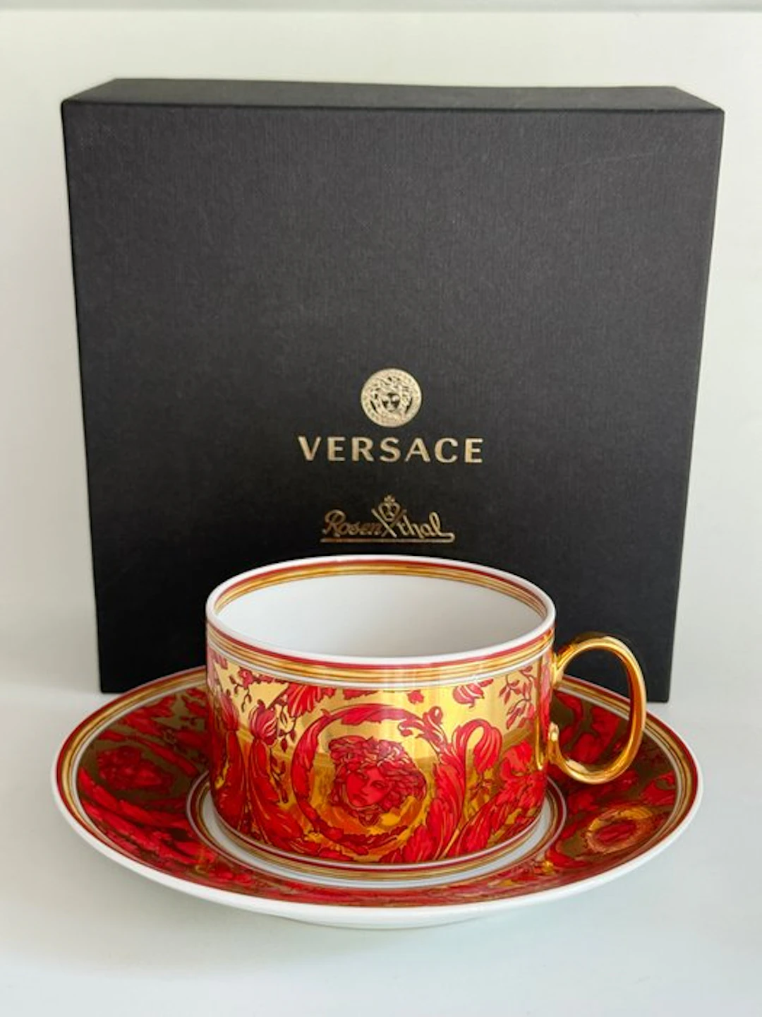 Rosenthal - Versace - Cup and saucer - Teetasse 2tlg...