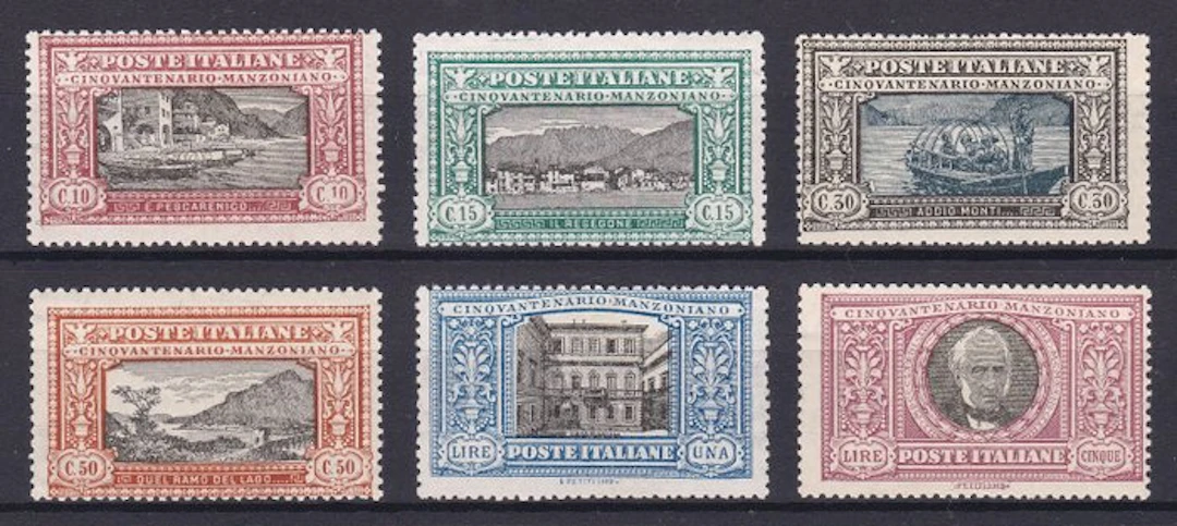 Italy Kingdom 1923 - Fiftieth Anniversary of the Death of...