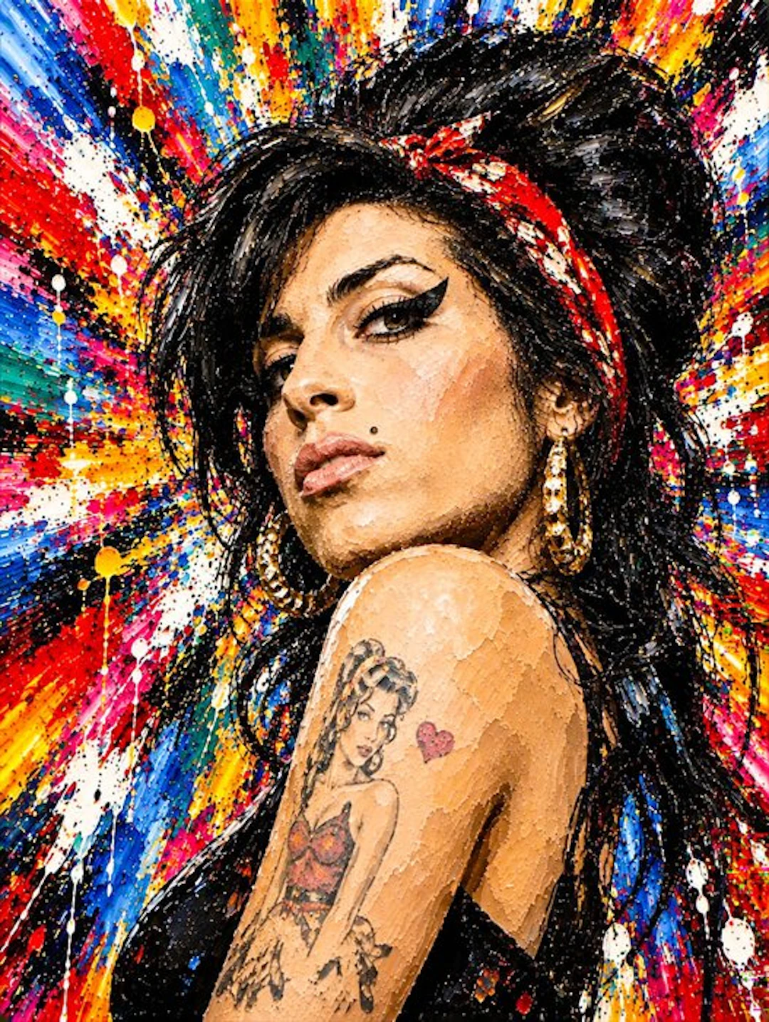 Amy Winehouse - 1 copy of 5 - Amy Winehouse - ART ICONIC EXPLOSION