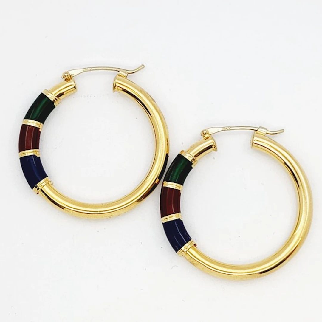Earrings - 18 kt. Yellow gold