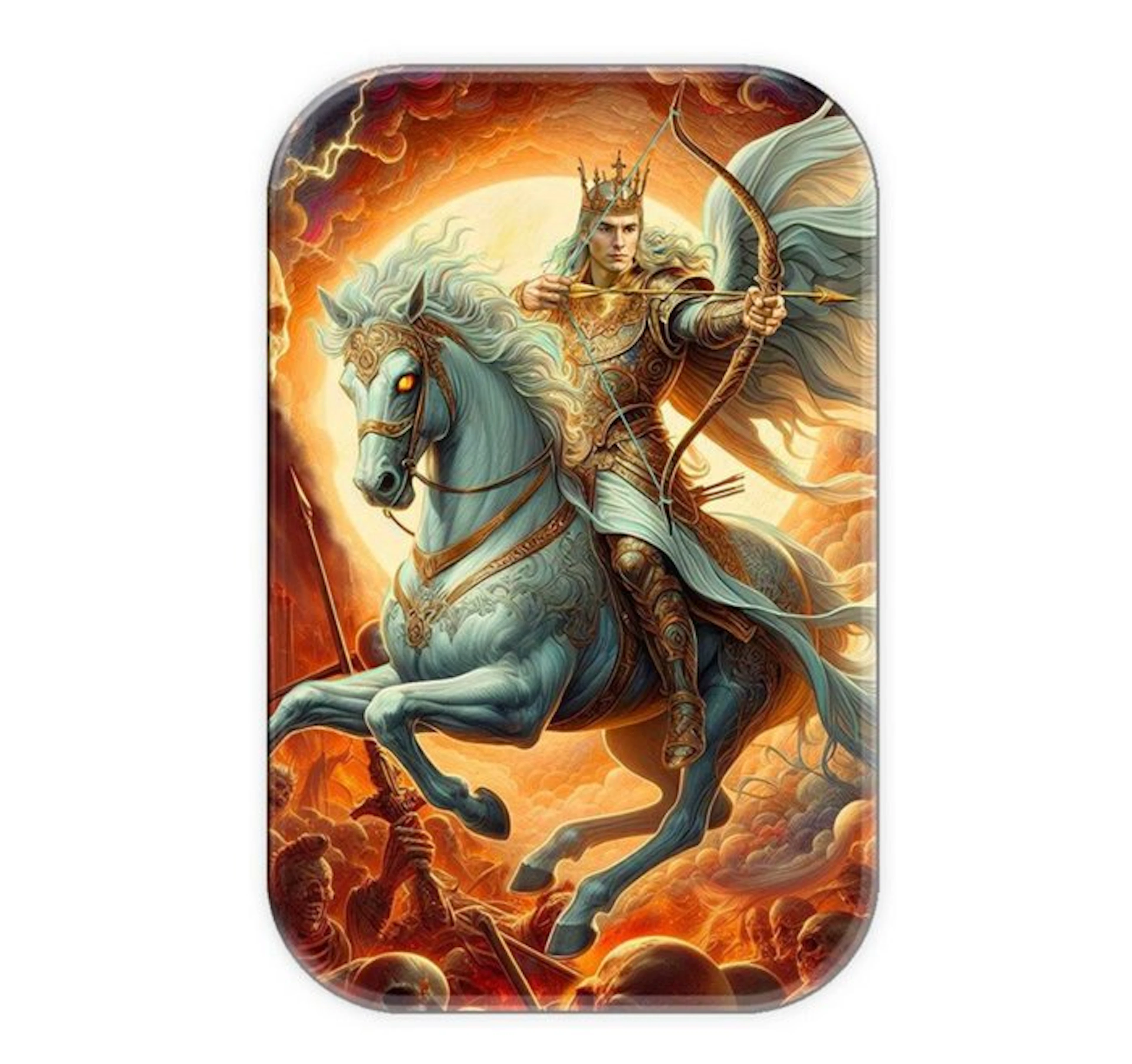 World. Silver bar 2024, White Horse, 2 Oz (.999)